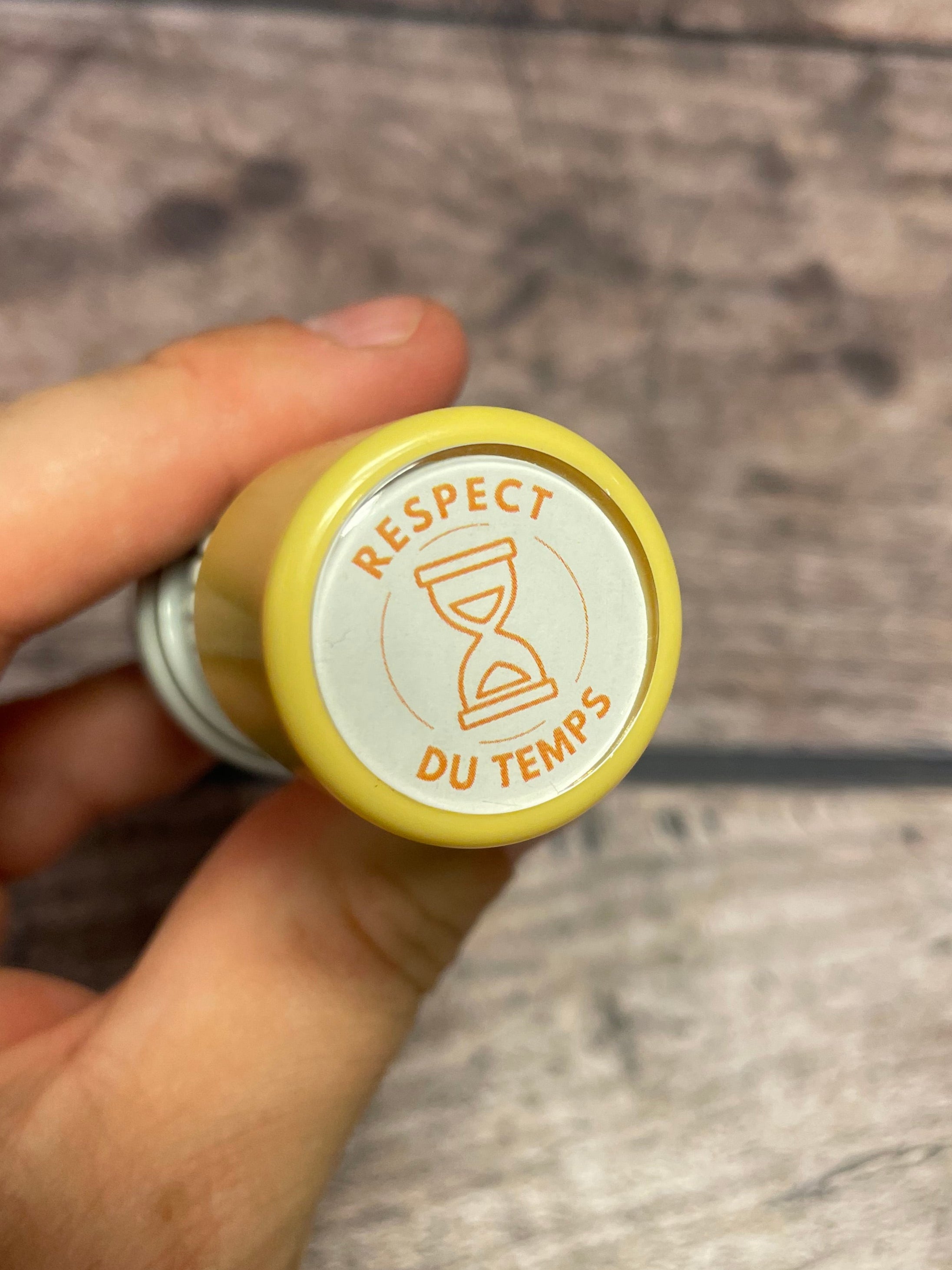 Tampon auto-encreur 53 - Respect du temps