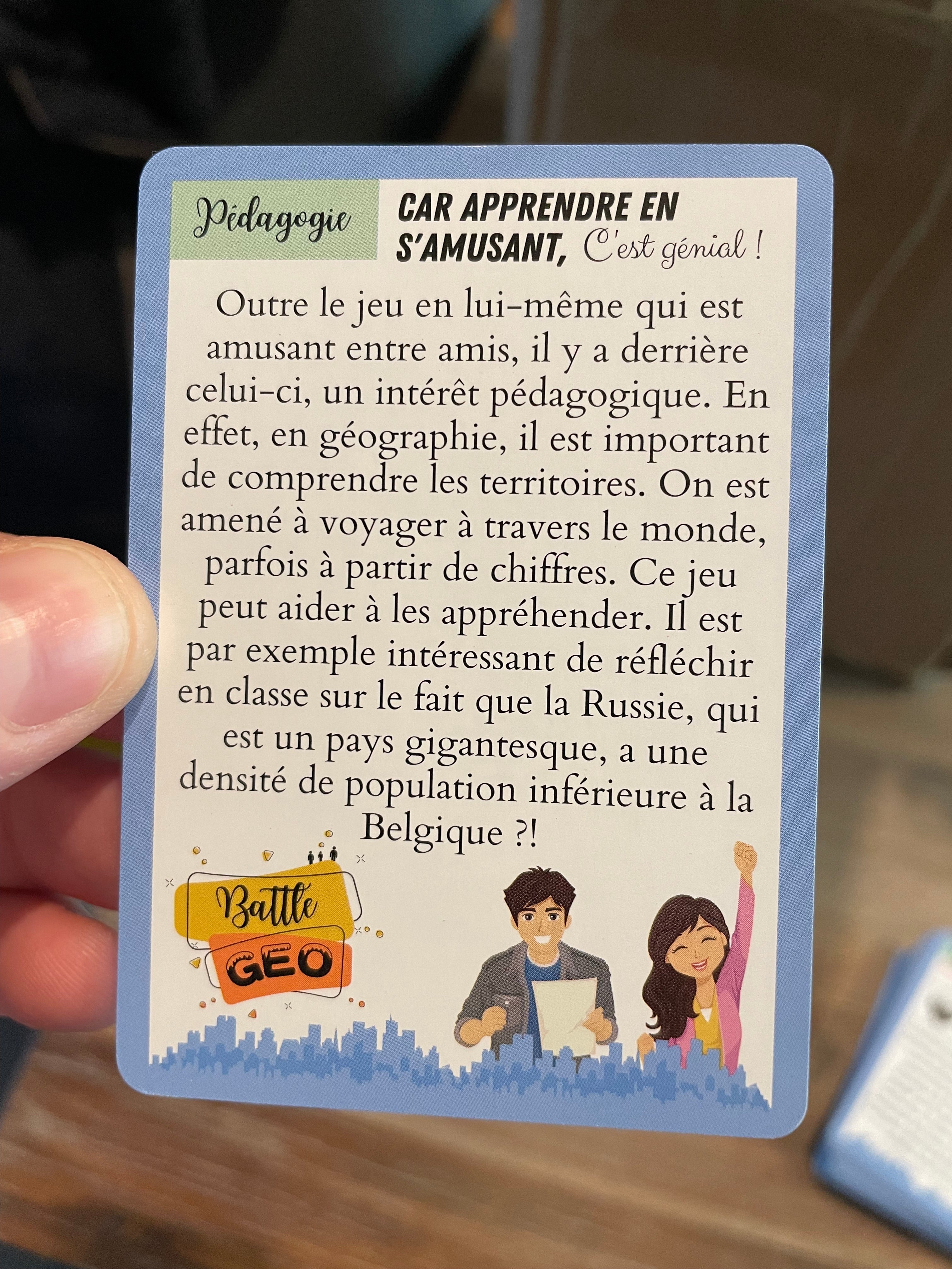 Jeu de cartes - BATTLEGEO : Pays du monde