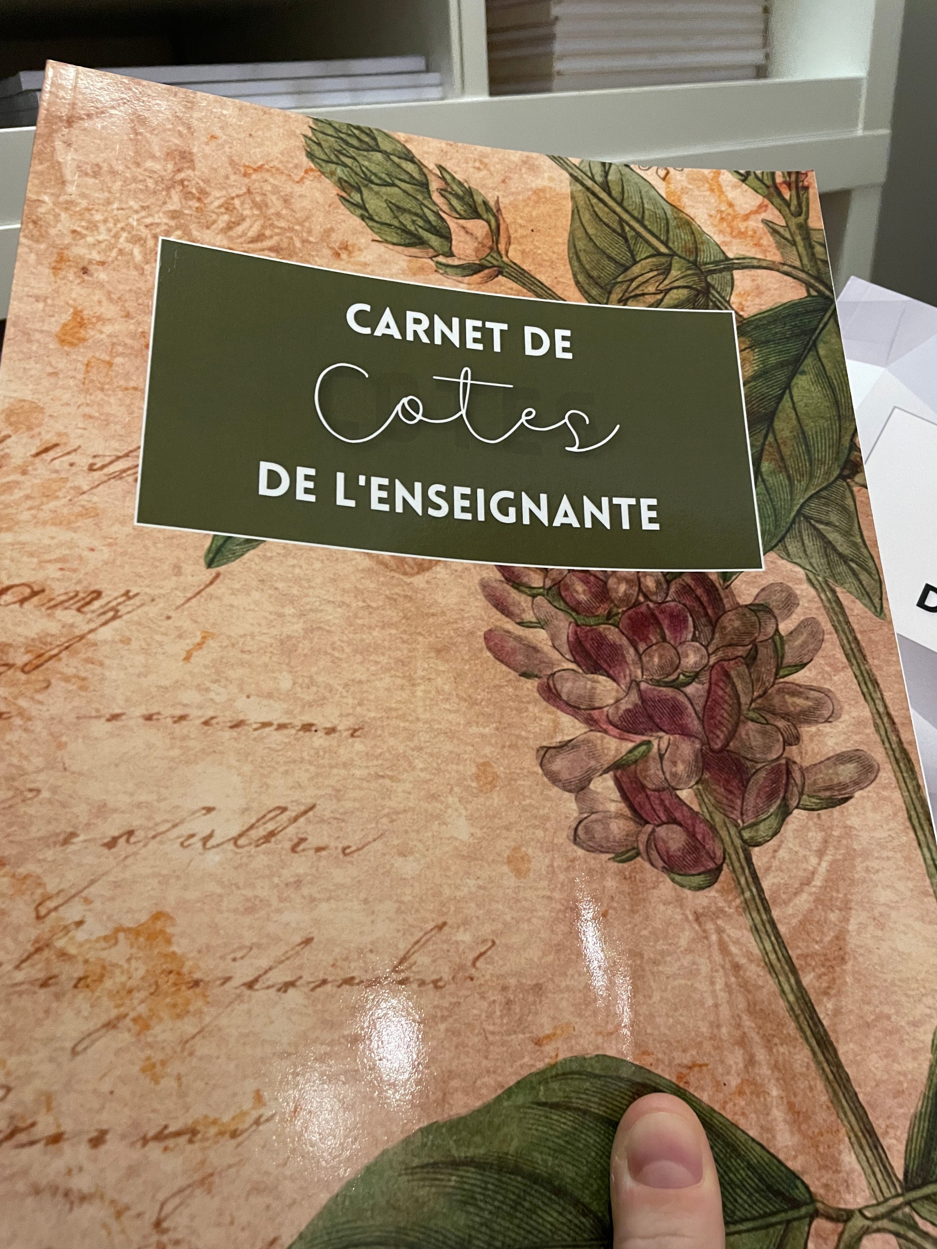 Carnet de cotes / notes