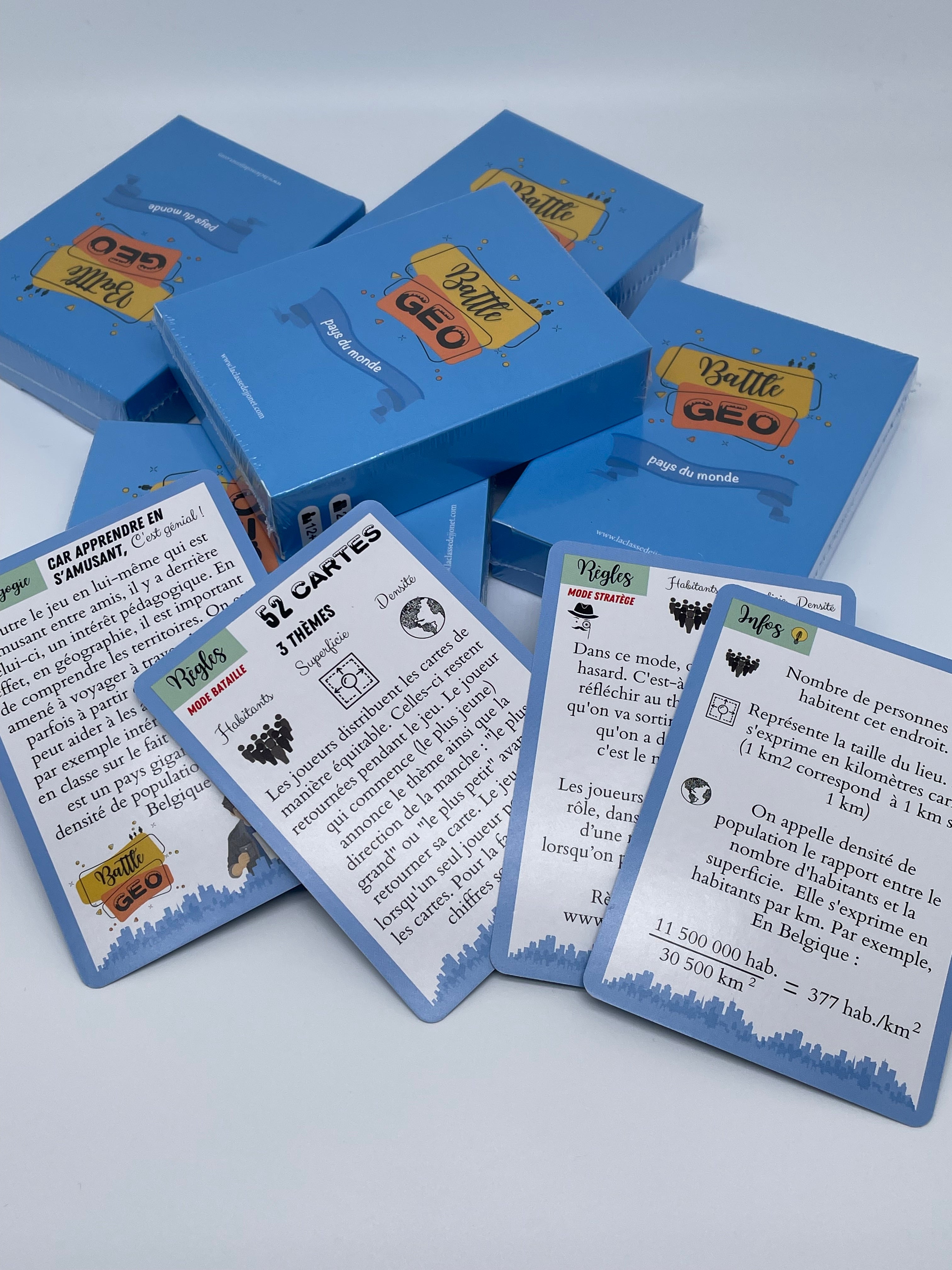 Jeu de cartes - BATTLEGEO : Pays du monde