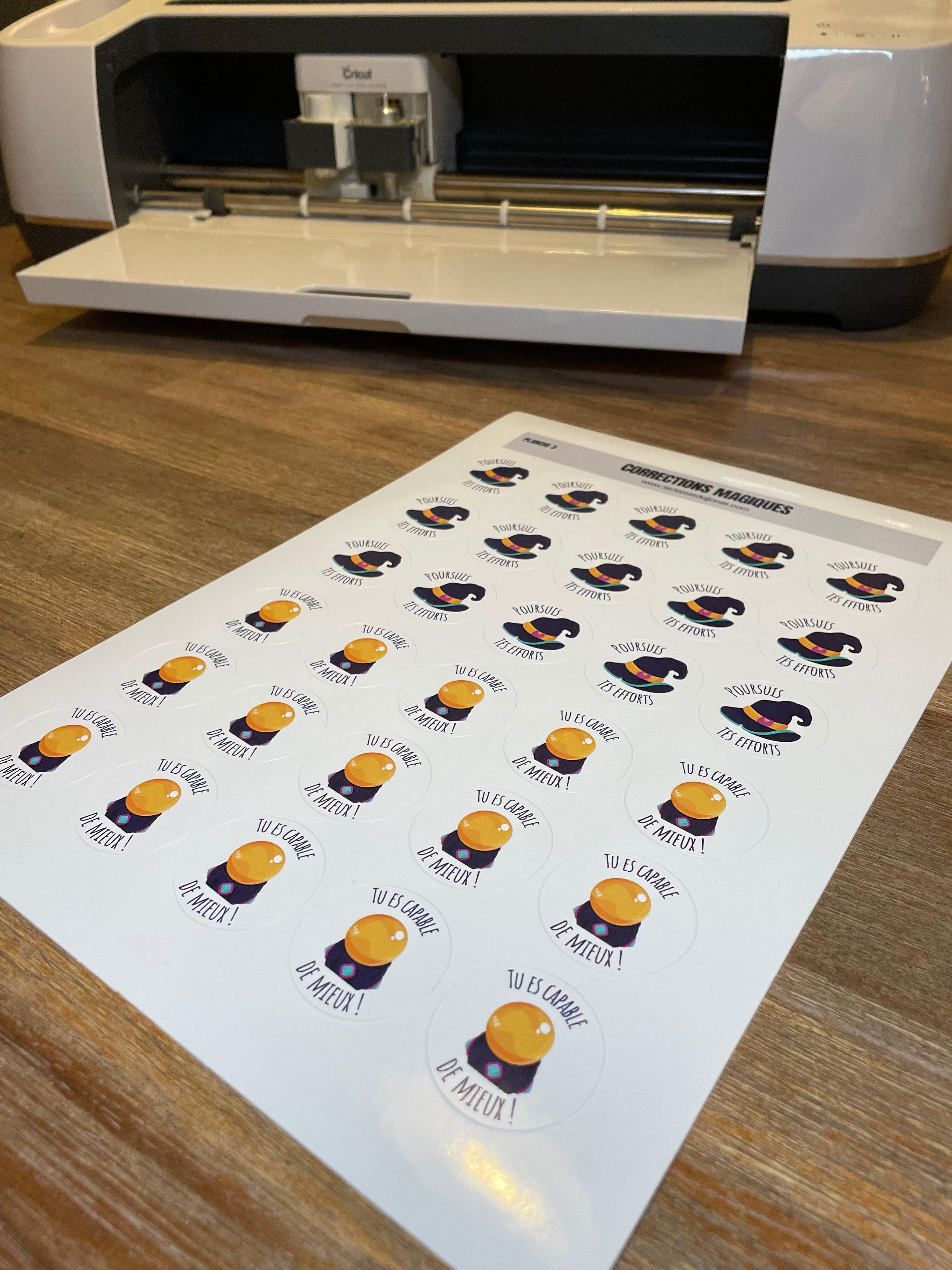 Stickers "corrections magiques" - Planche 3