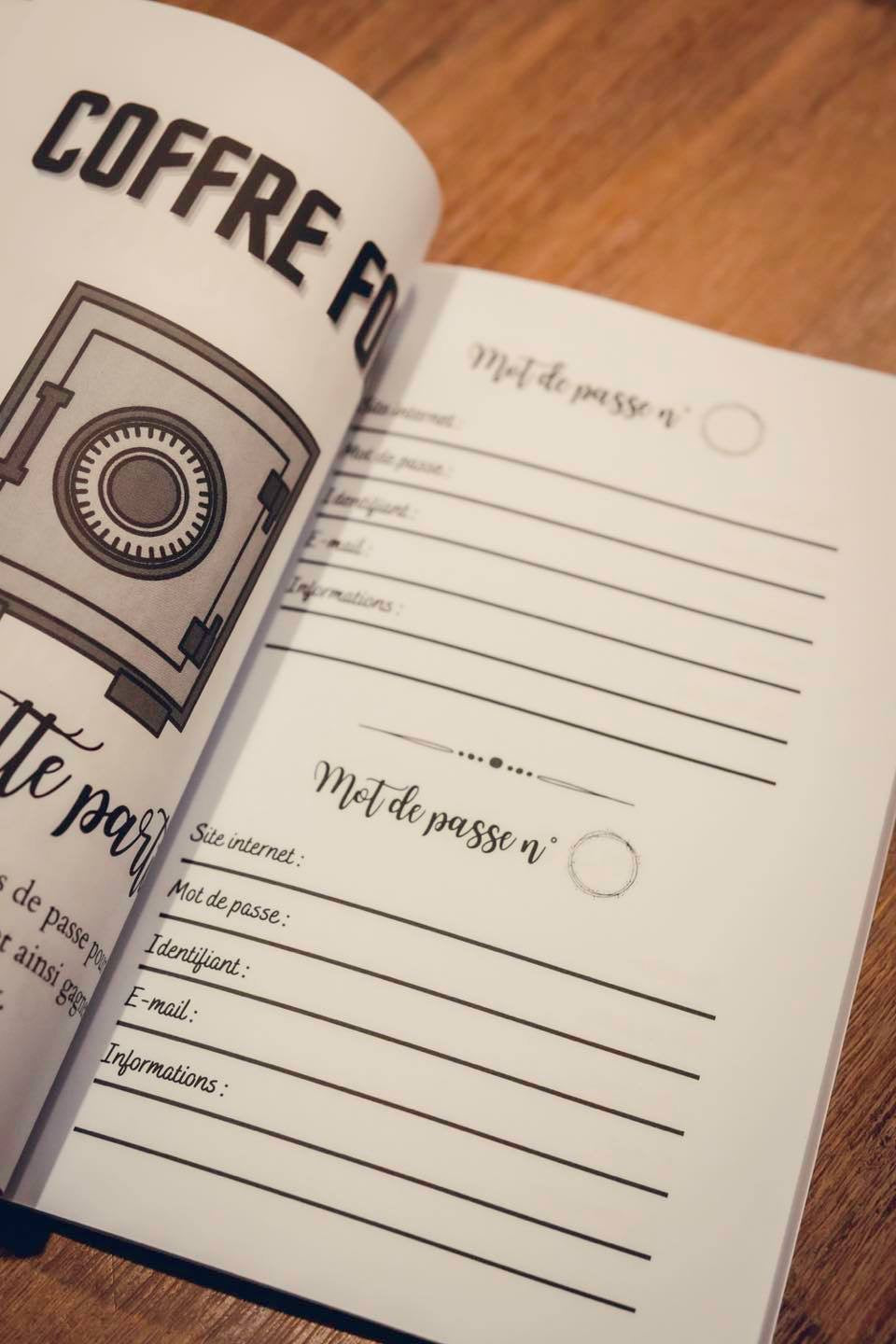 Carnet de mots de passe