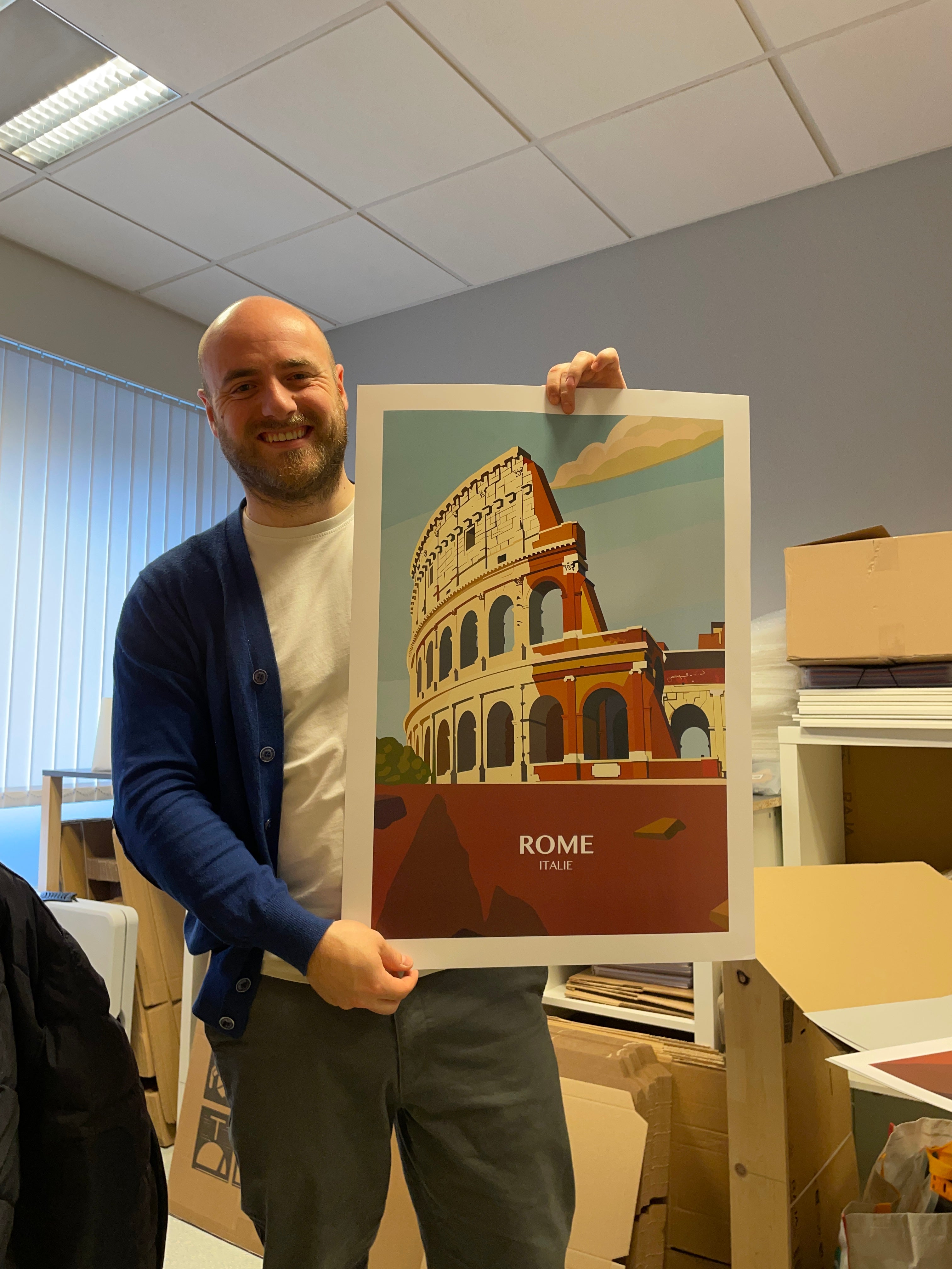 Affiche voyage à Rome 🇮🇹