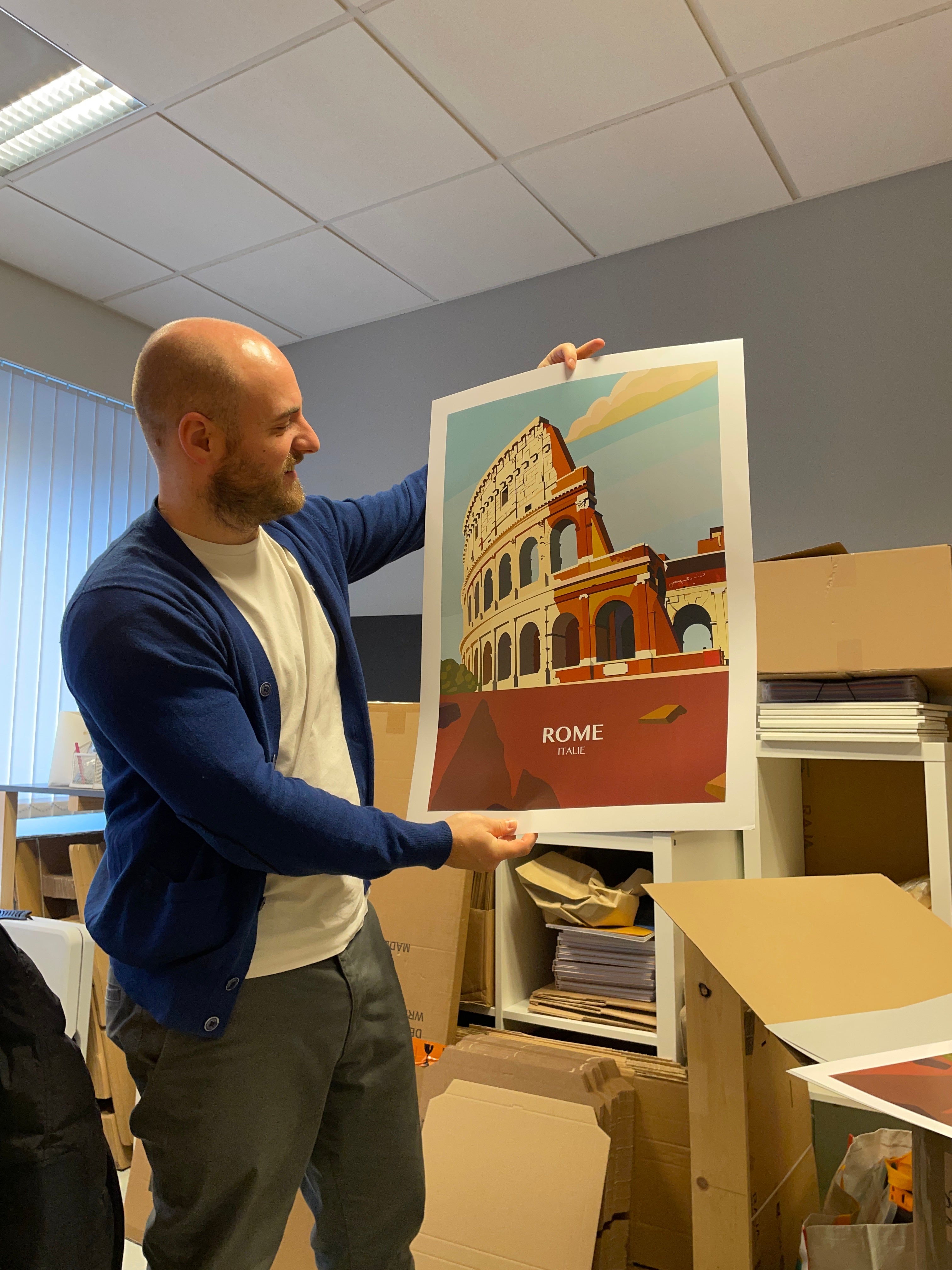 Affiche voyage à Rome 🇮🇹