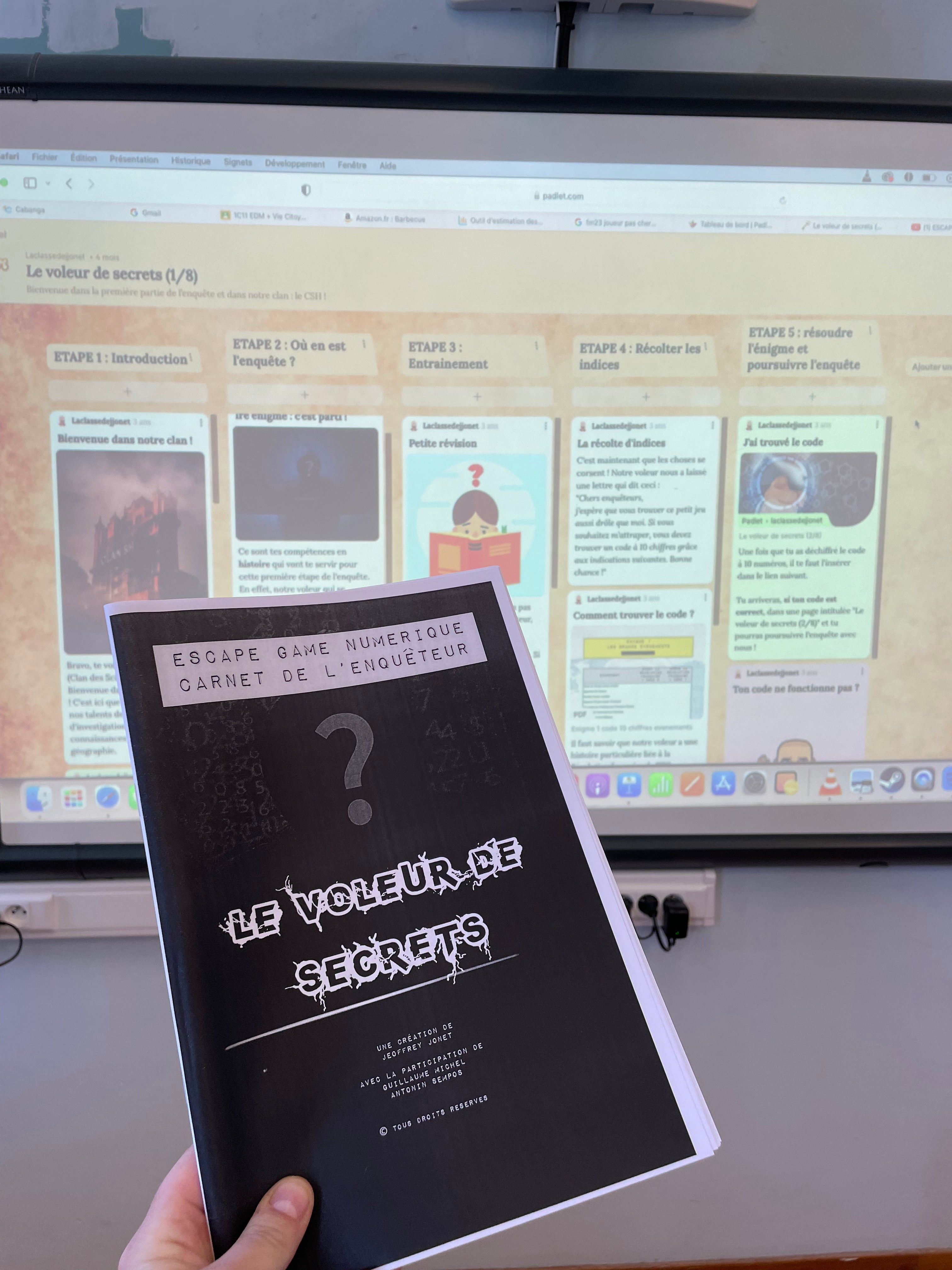 Escape game numérique : Le voleur de secrets (PDF)