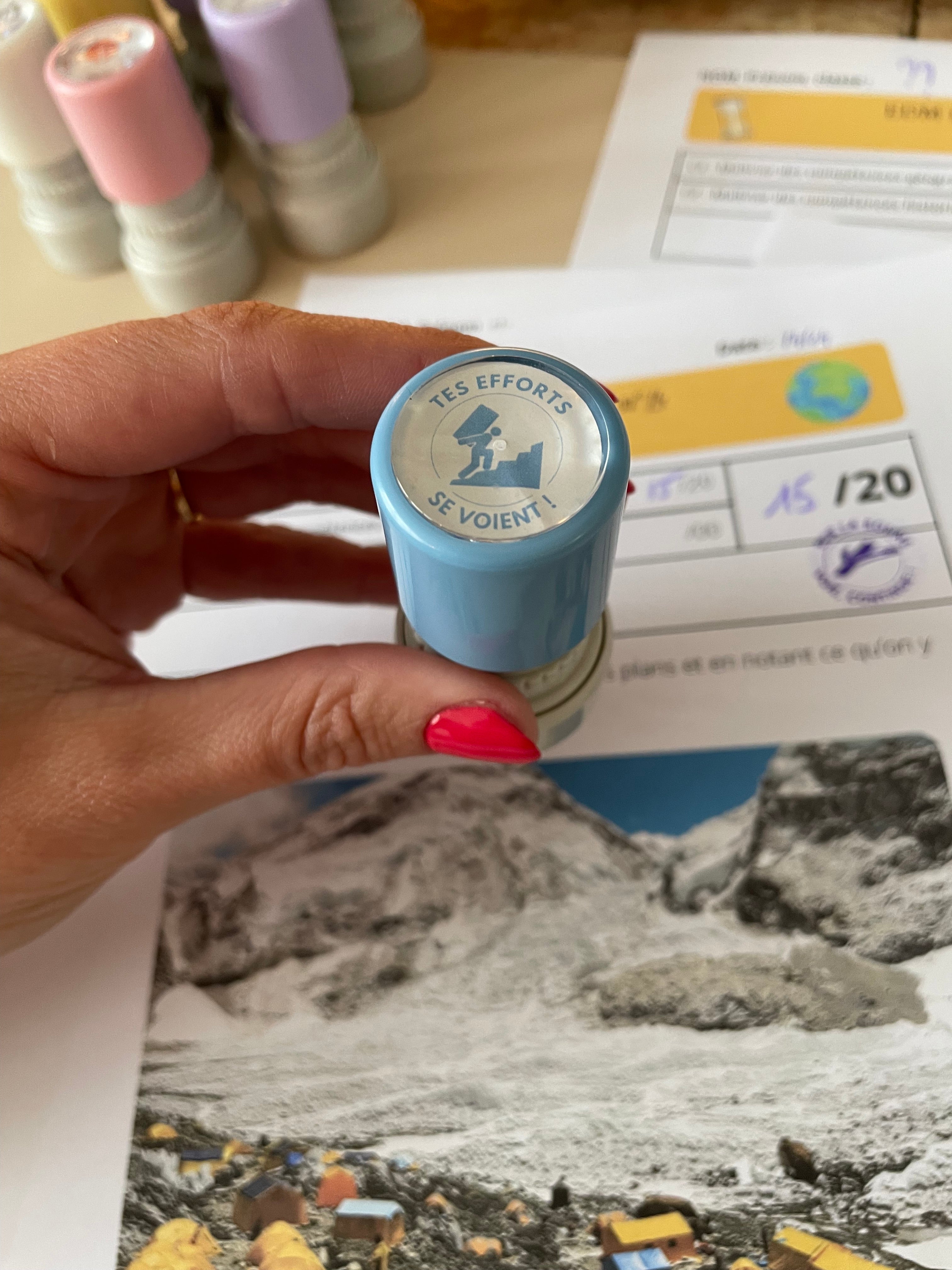 Tampon auto-encreur - Tes efforts se voient
