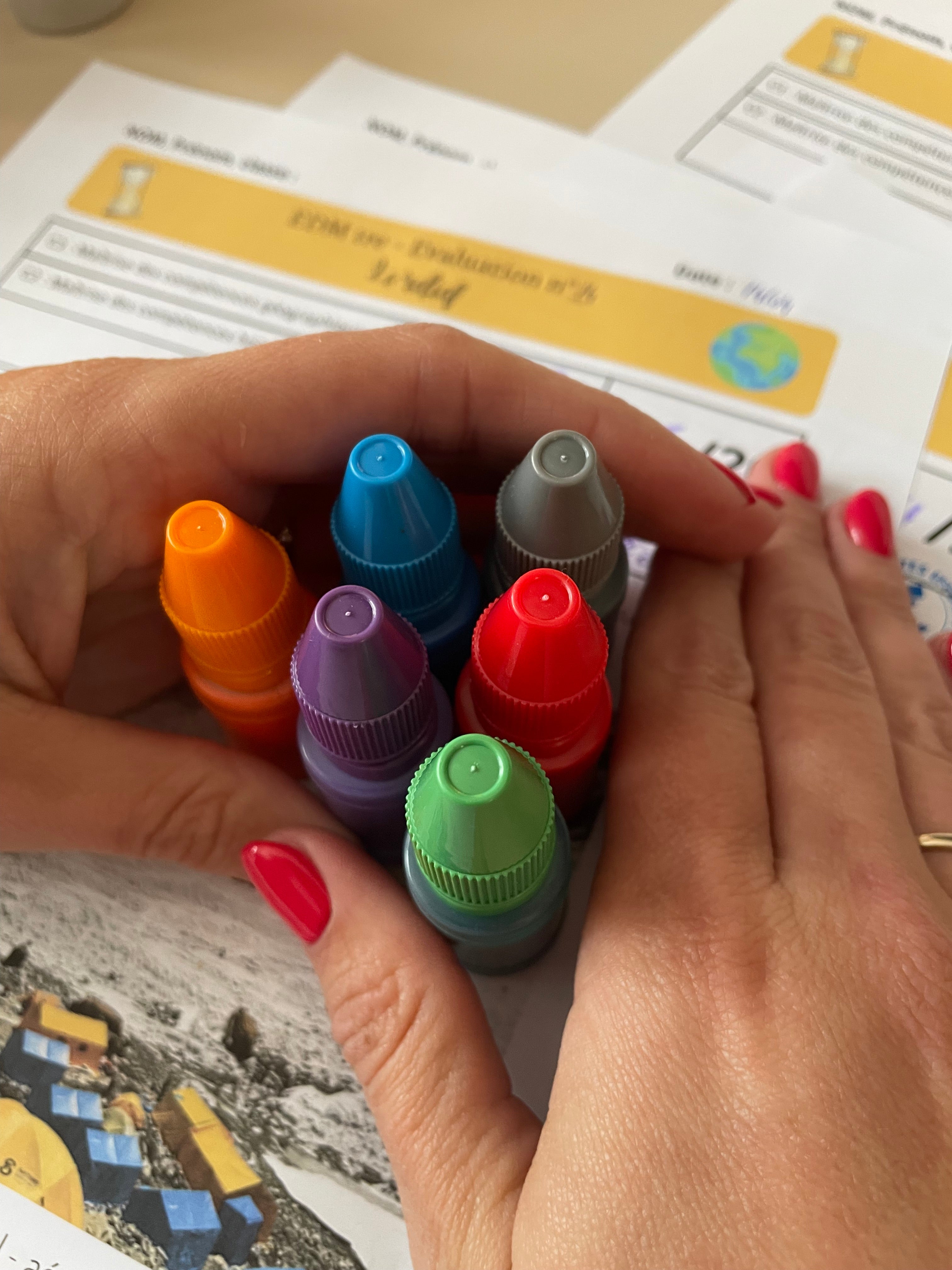 Tampon auto-encreur 11 - Réalisé avec aide