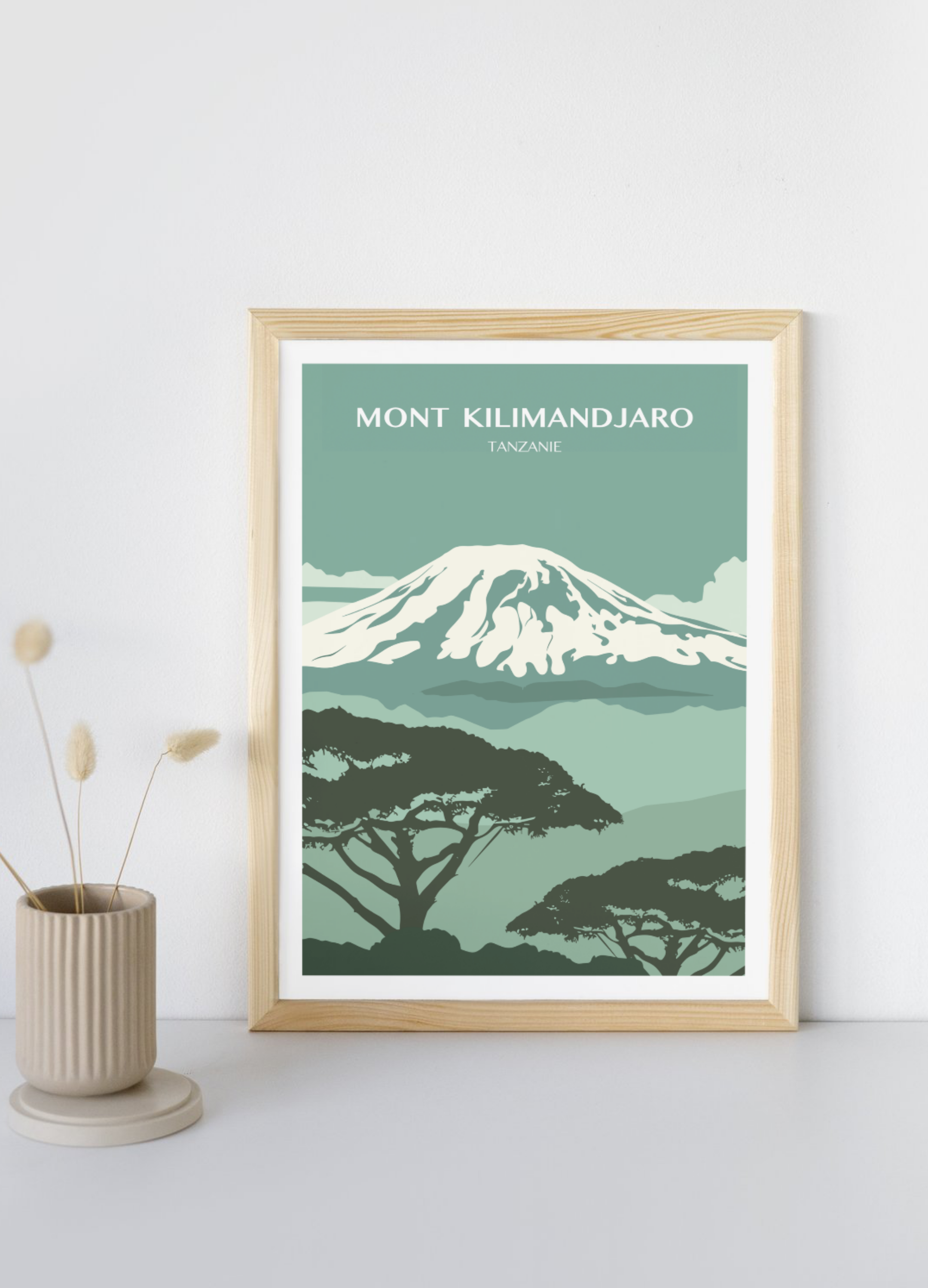 Affiche voyage - Kilimandjaro 🇹🇿