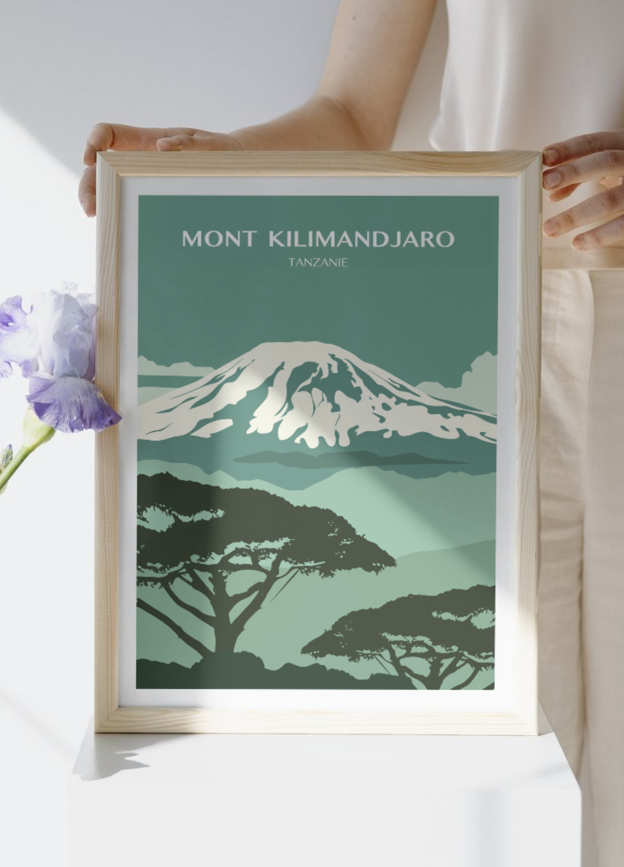 Affiche voyage - Kilimandjaro 🇹🇿