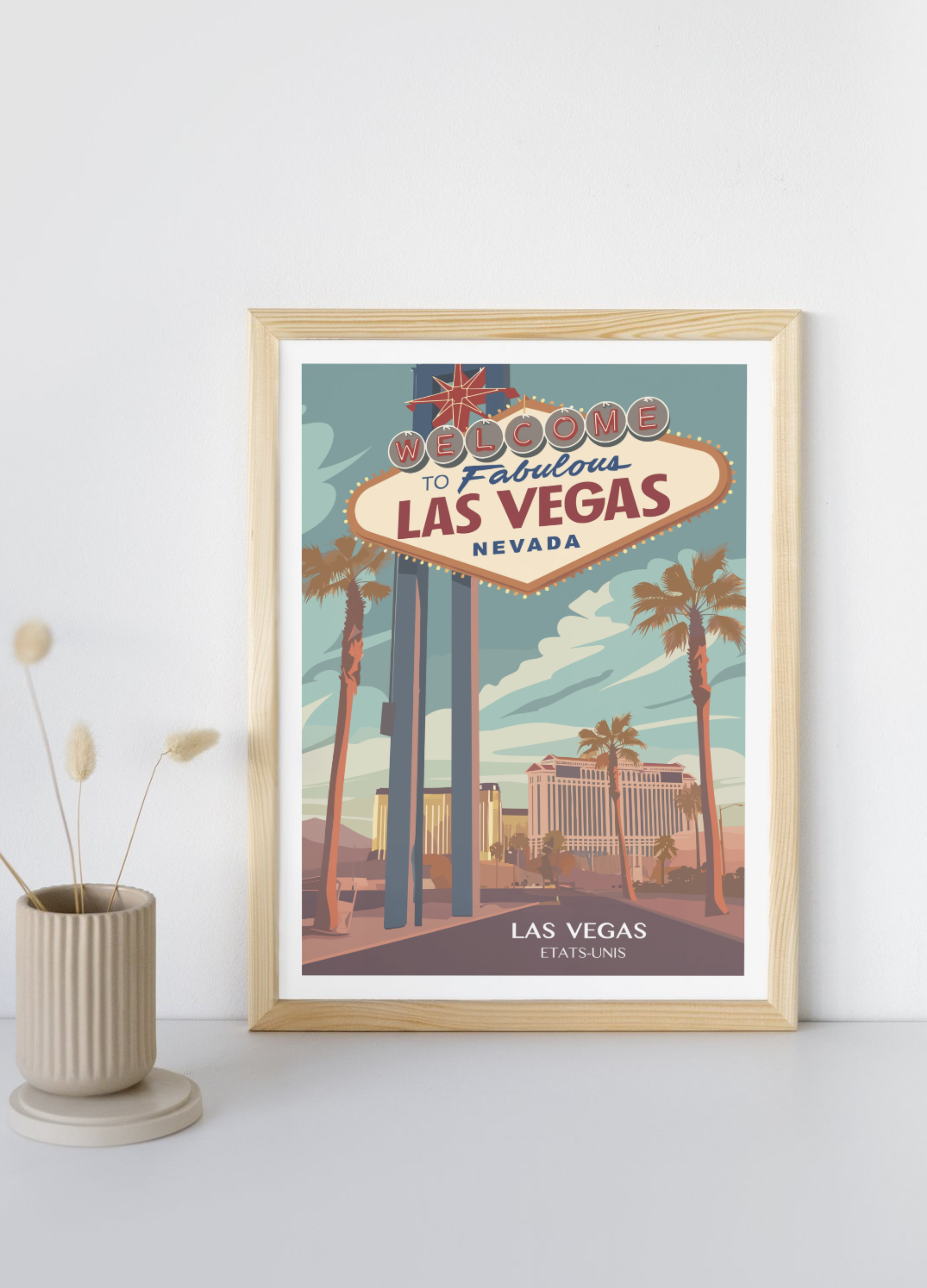 Affiche voyage à Las Vegas 🇺🇲