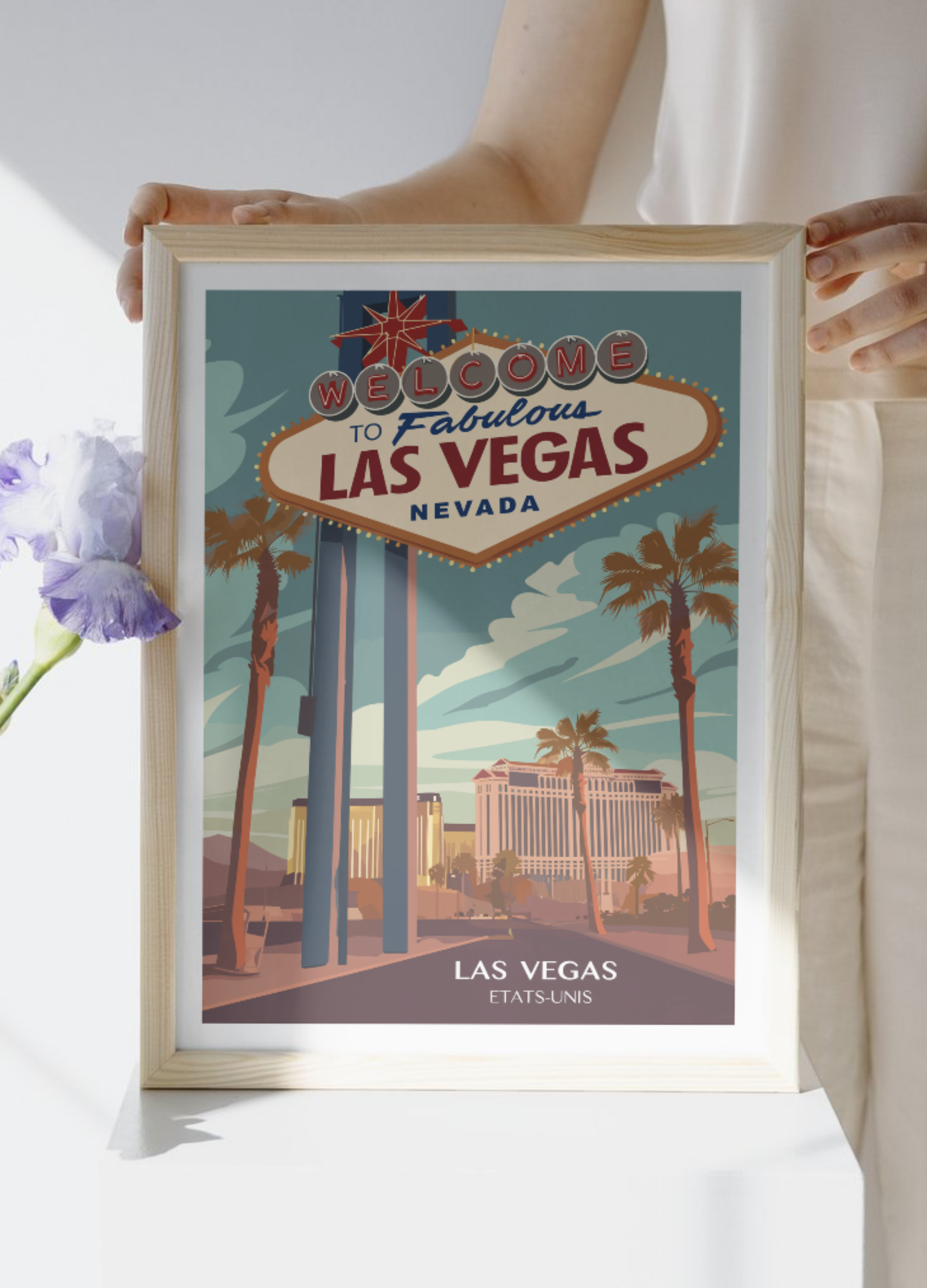 Affiche voyage à Las Vegas 🇺🇲