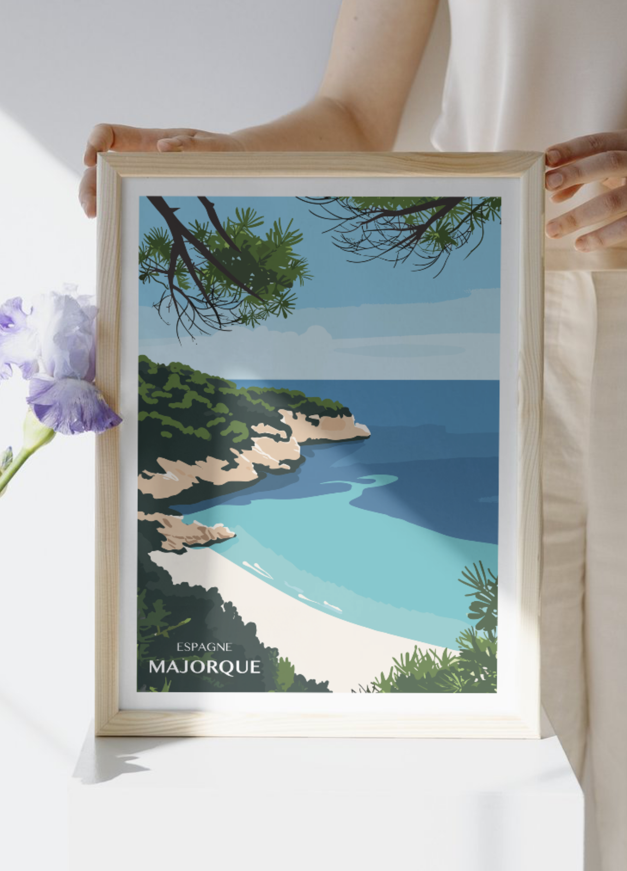 Affiche voyage à Majorque 🇪🇸