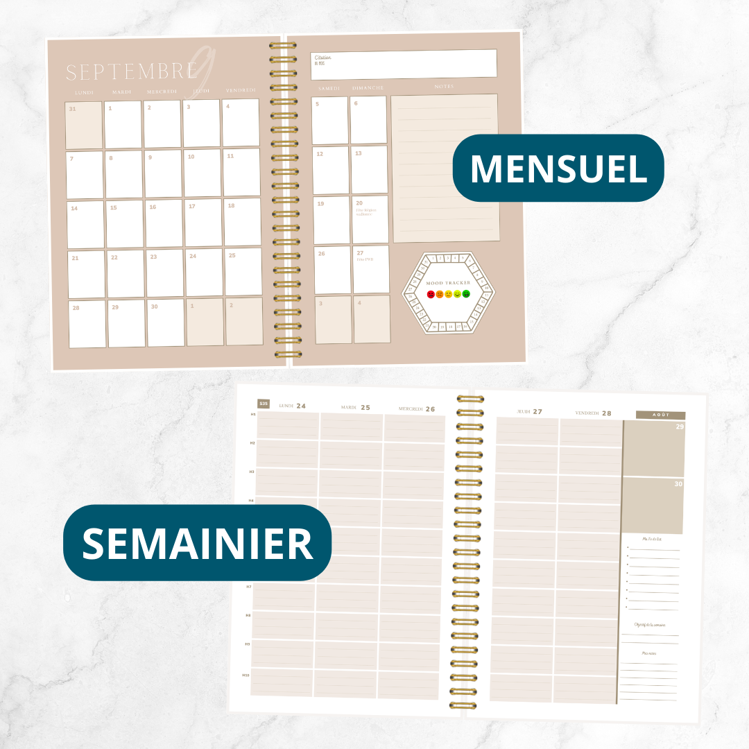 Agenda de l'enseignante PAMELA