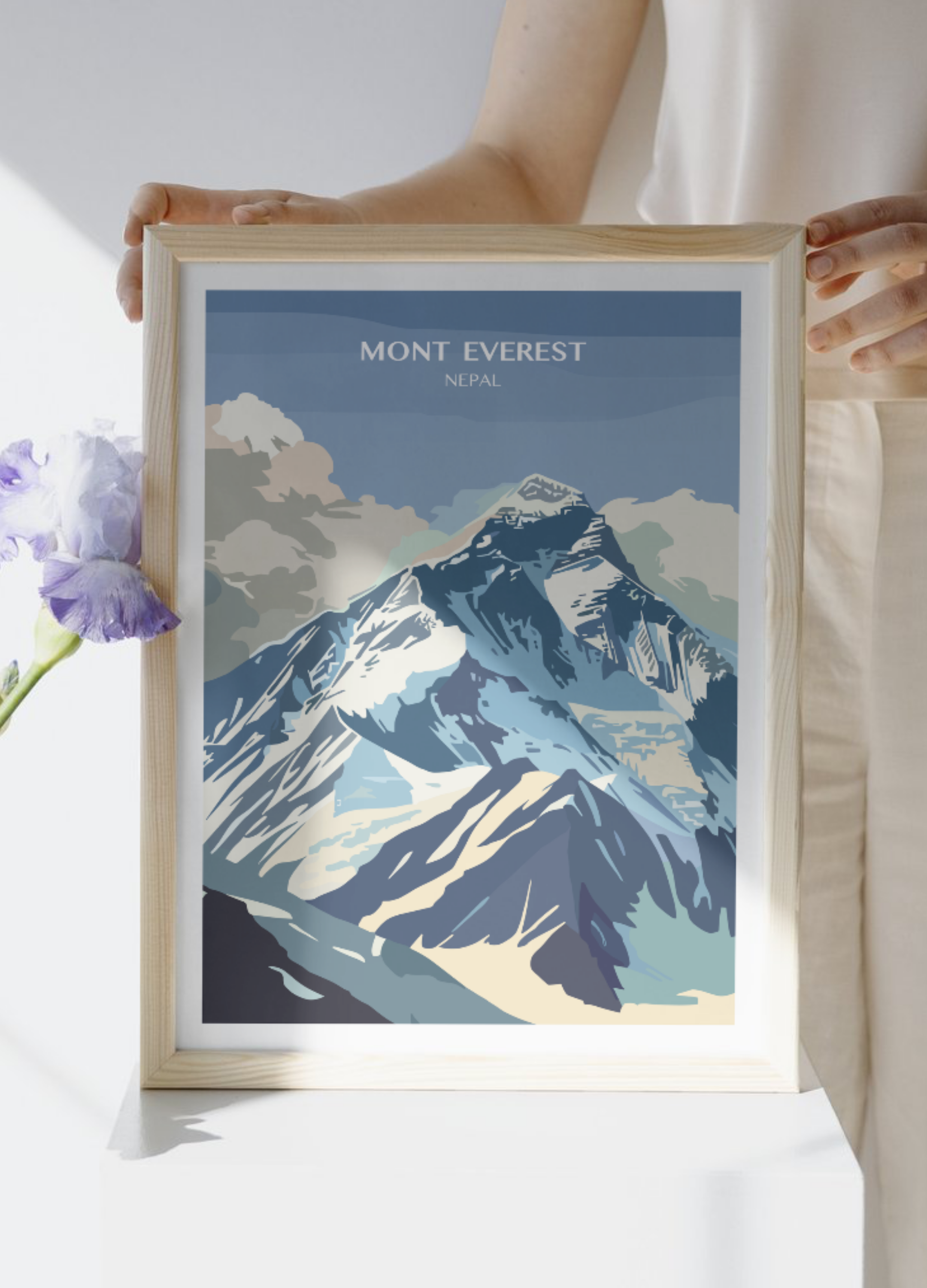 Affiche voyage Mont Everest 🇳🇵
