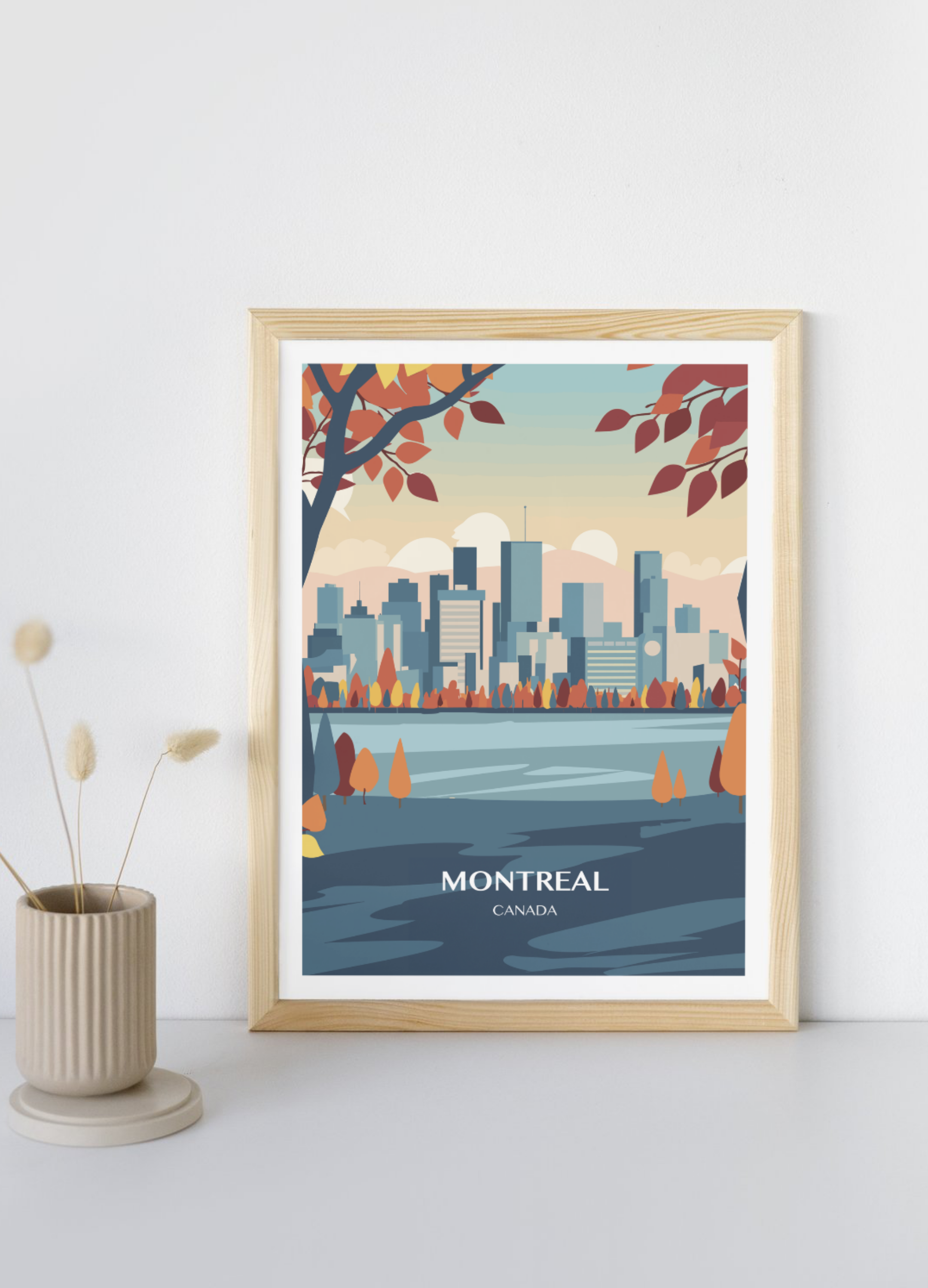 Affiche voyage à Montréal 🇨🇦