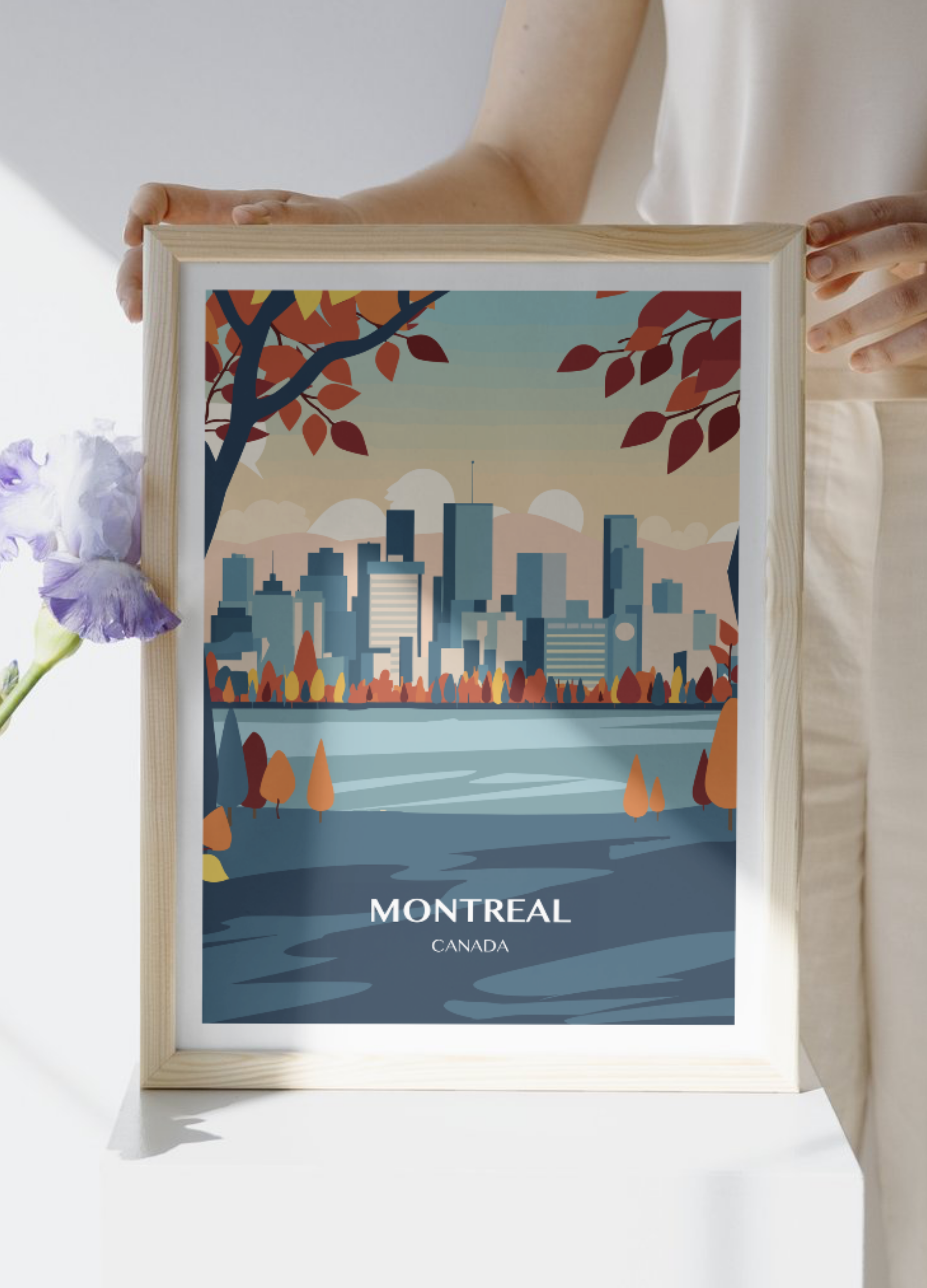 Affiche voyage à Montréal 🇨🇦