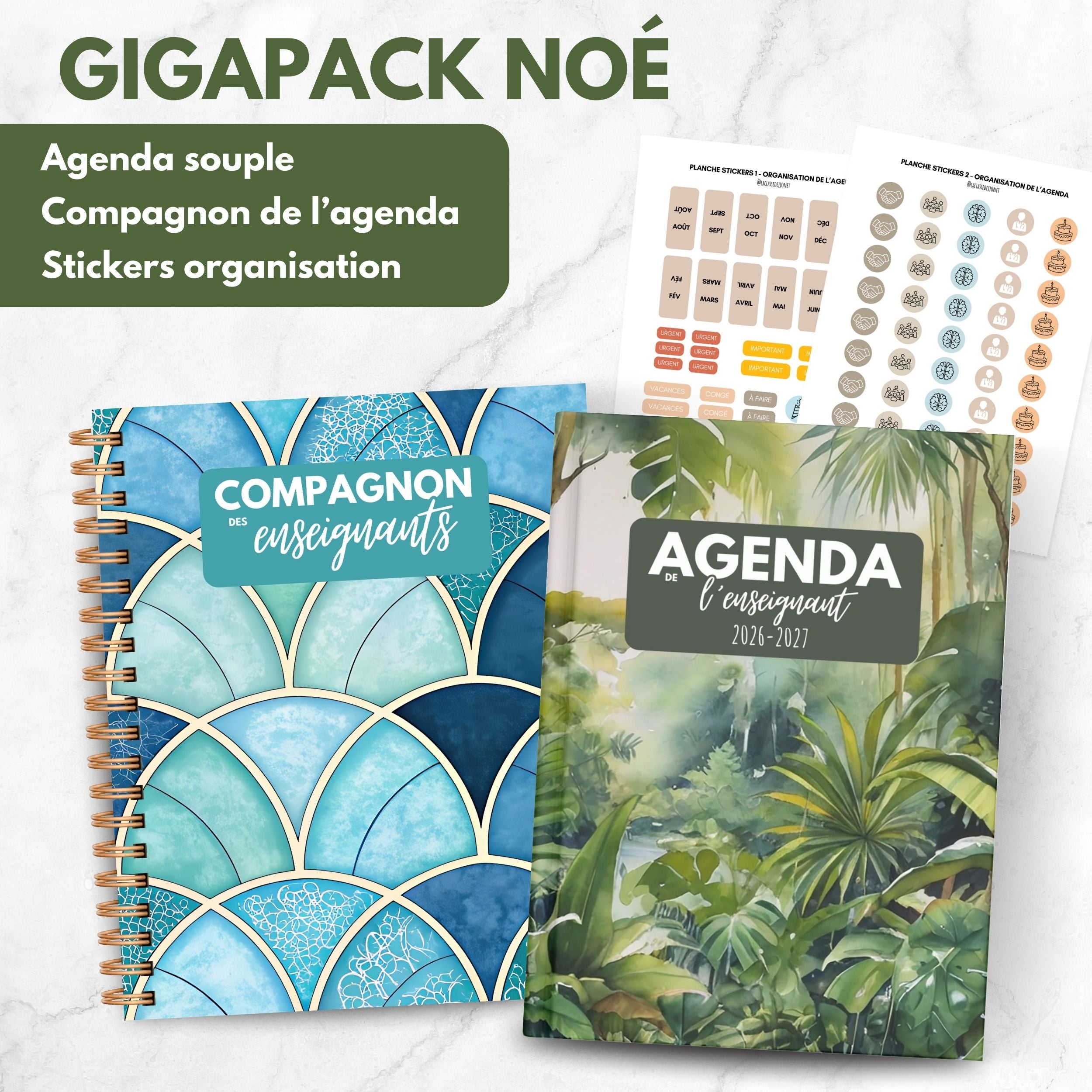 Agenda de l'enseignant NOÉ