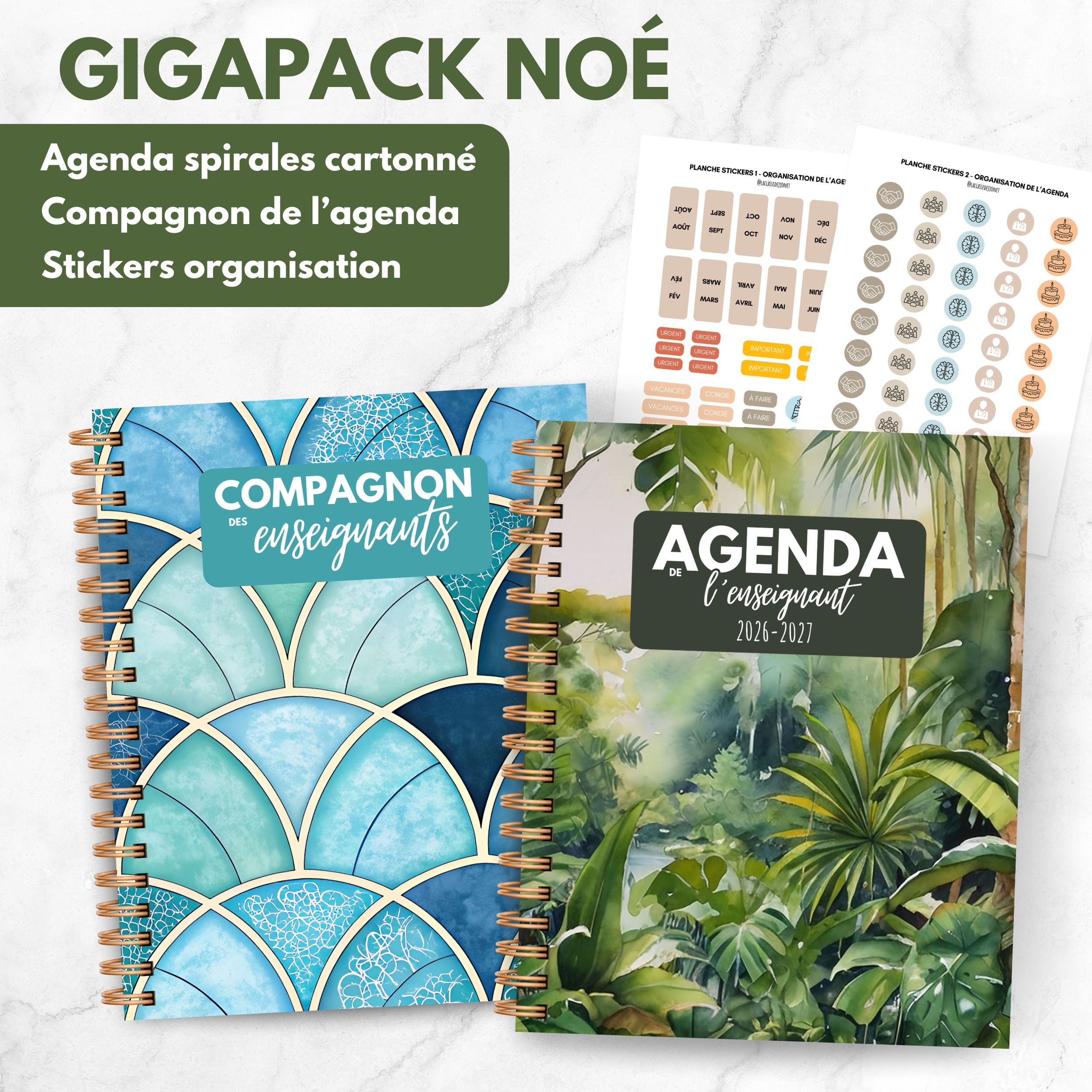 Agenda de l'enseignant NOÉ
