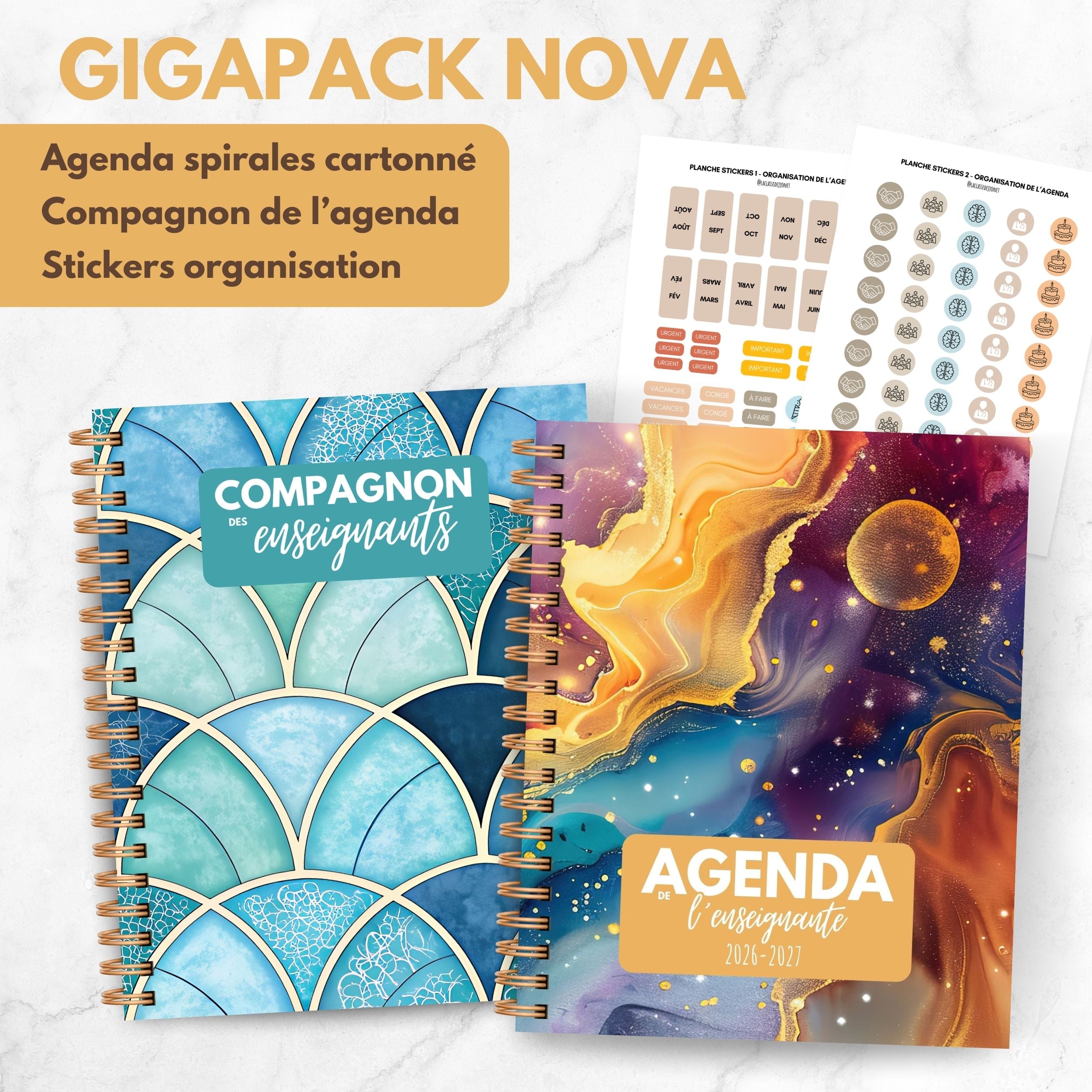Agenda de l'enseignante NOVA