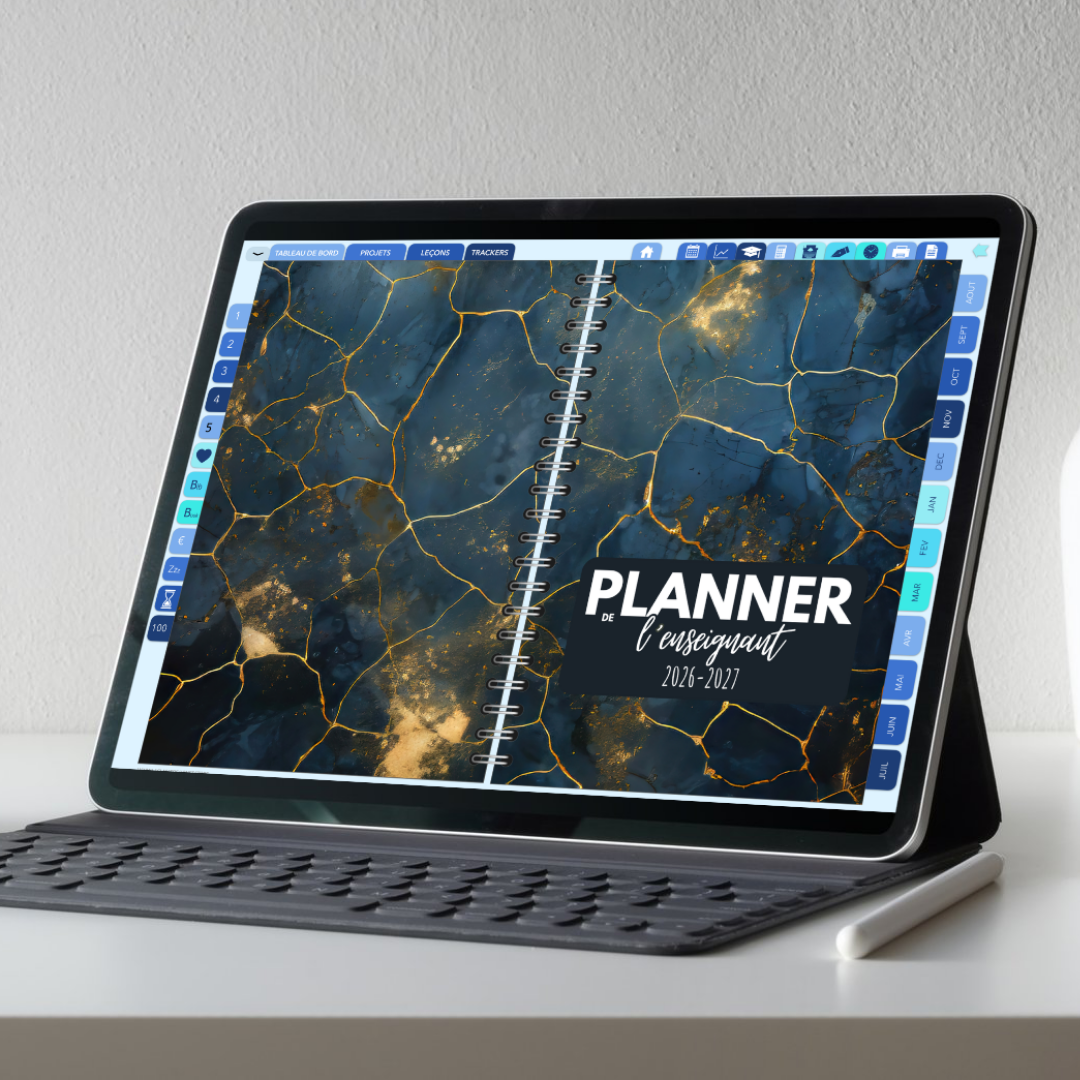 Planificateur digital enseignant 2026-2027