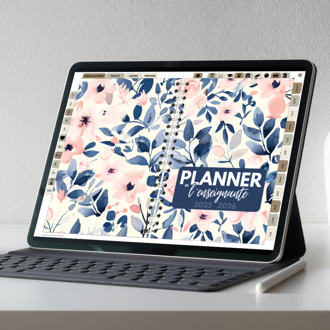 Planificateur digital enseignant 2025-2026