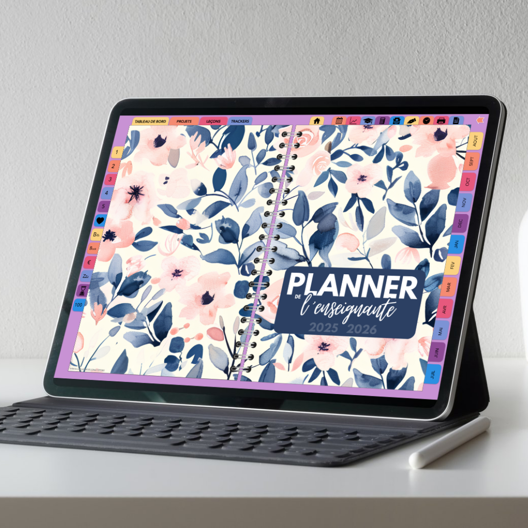 Planificateur digital enseignant 2025-2026