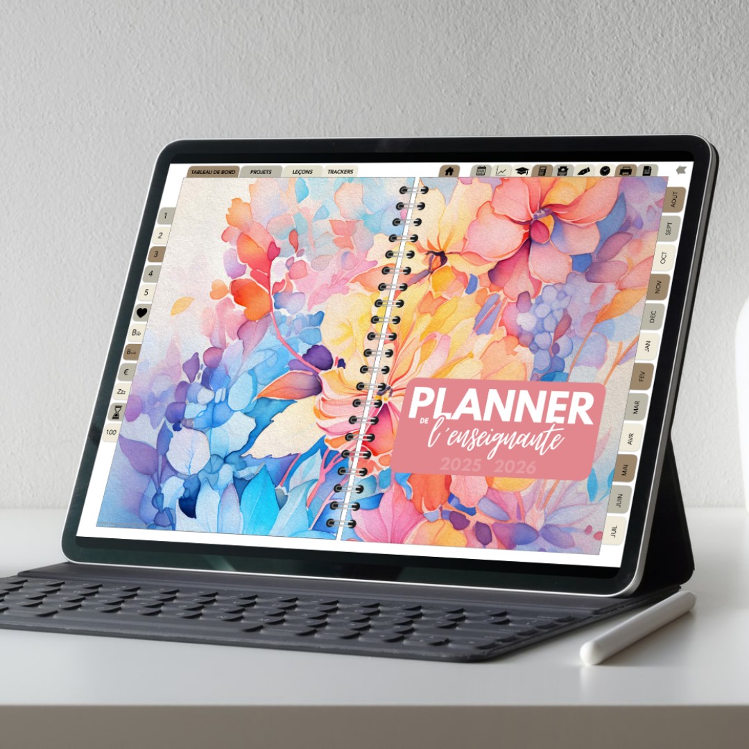 Planificateur digital enseignant 2025-2026