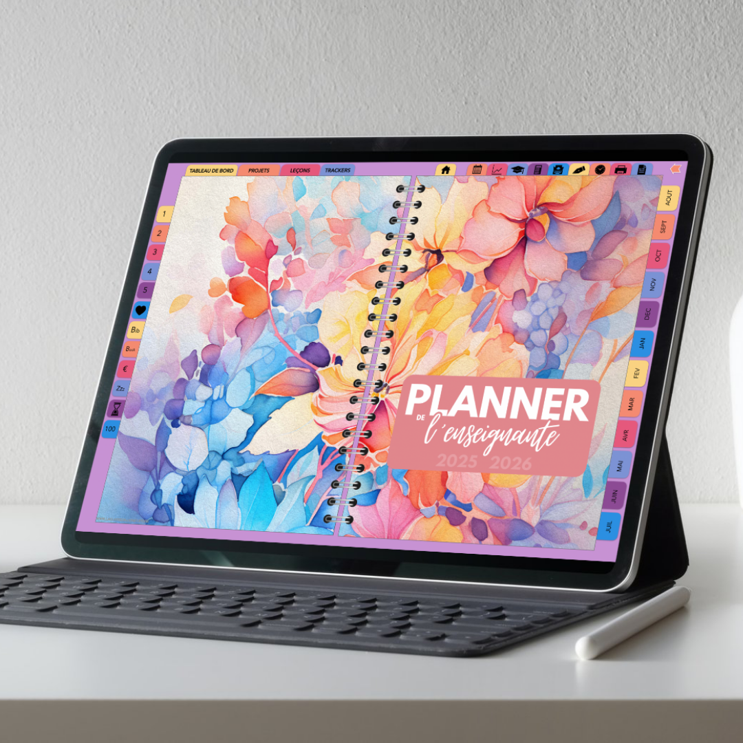 Planificateur digital enseignant 2025-2026
