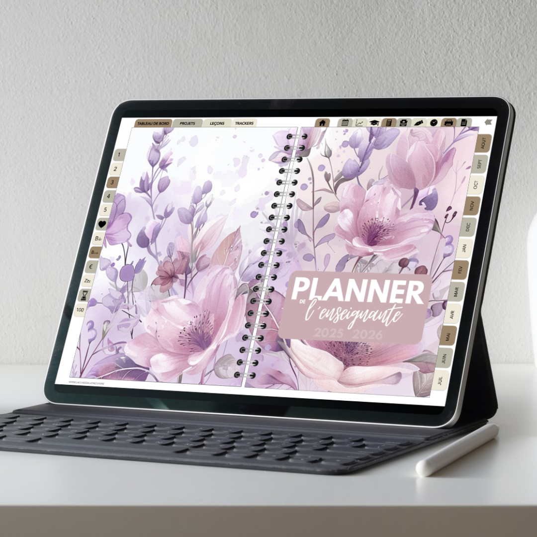 Planificateur digital enseignant 2025-2026