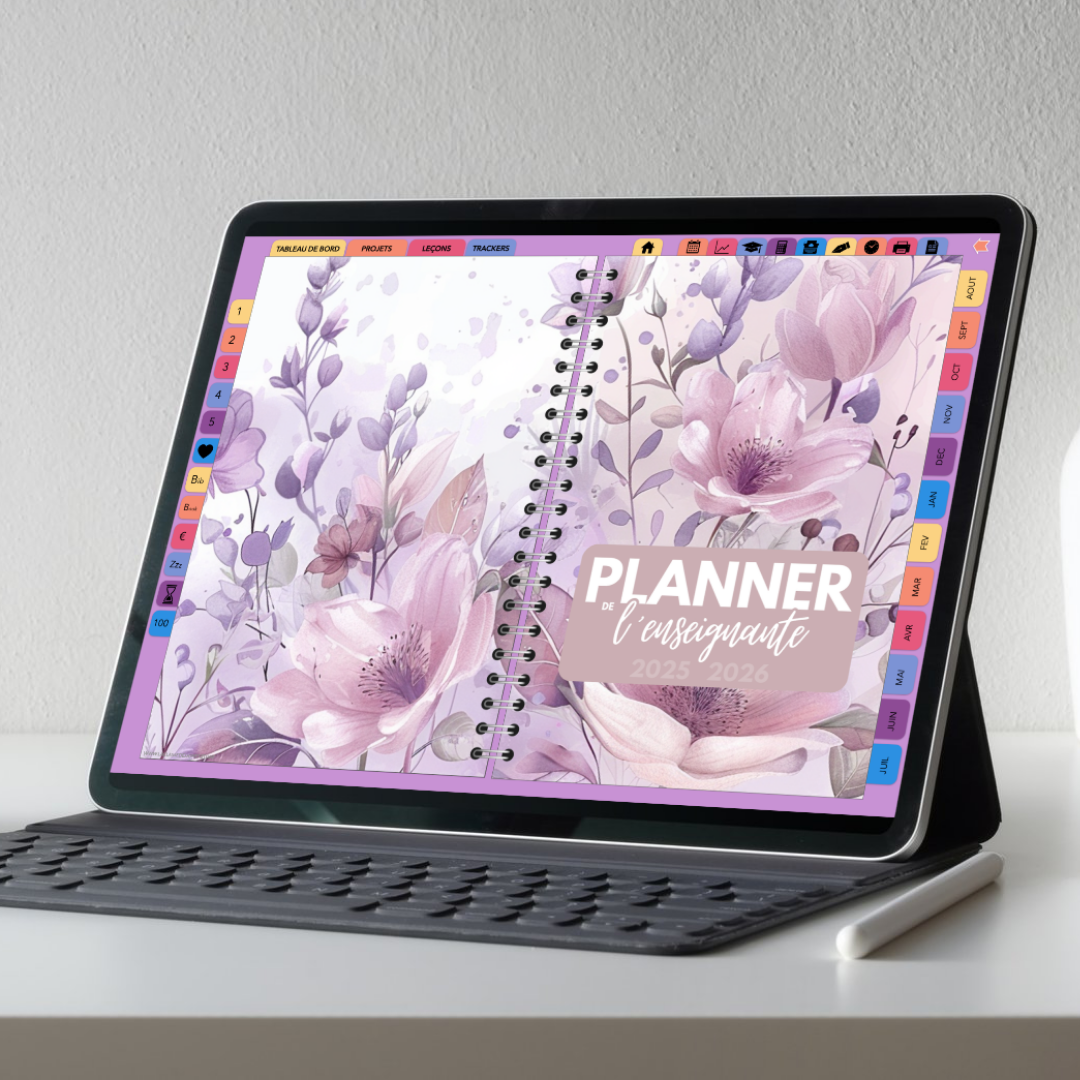 Planificateur digital enseignant 2025-2026