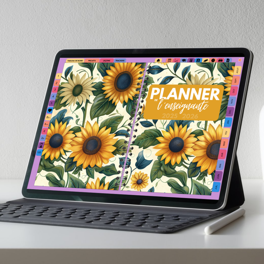 Planificateur digital enseignant 2025-2026