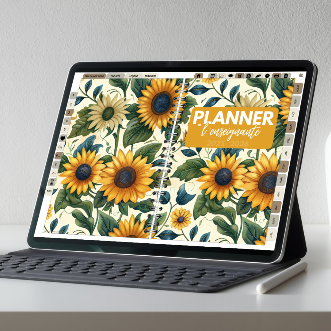 Planificateur digital enseignant 2025-2026