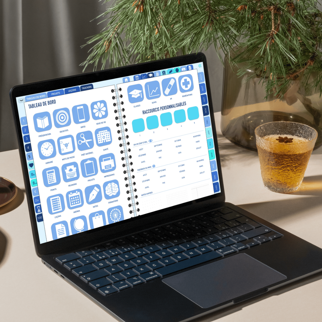Planificateur digital enseignant 2026-2027