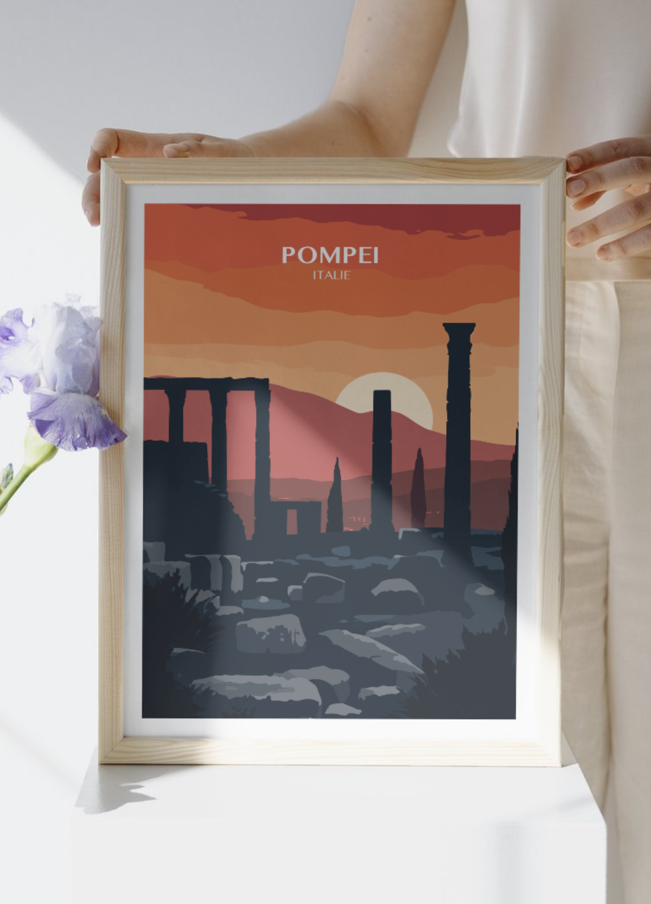 Affiche voyage à Pompei 🇮🇹
