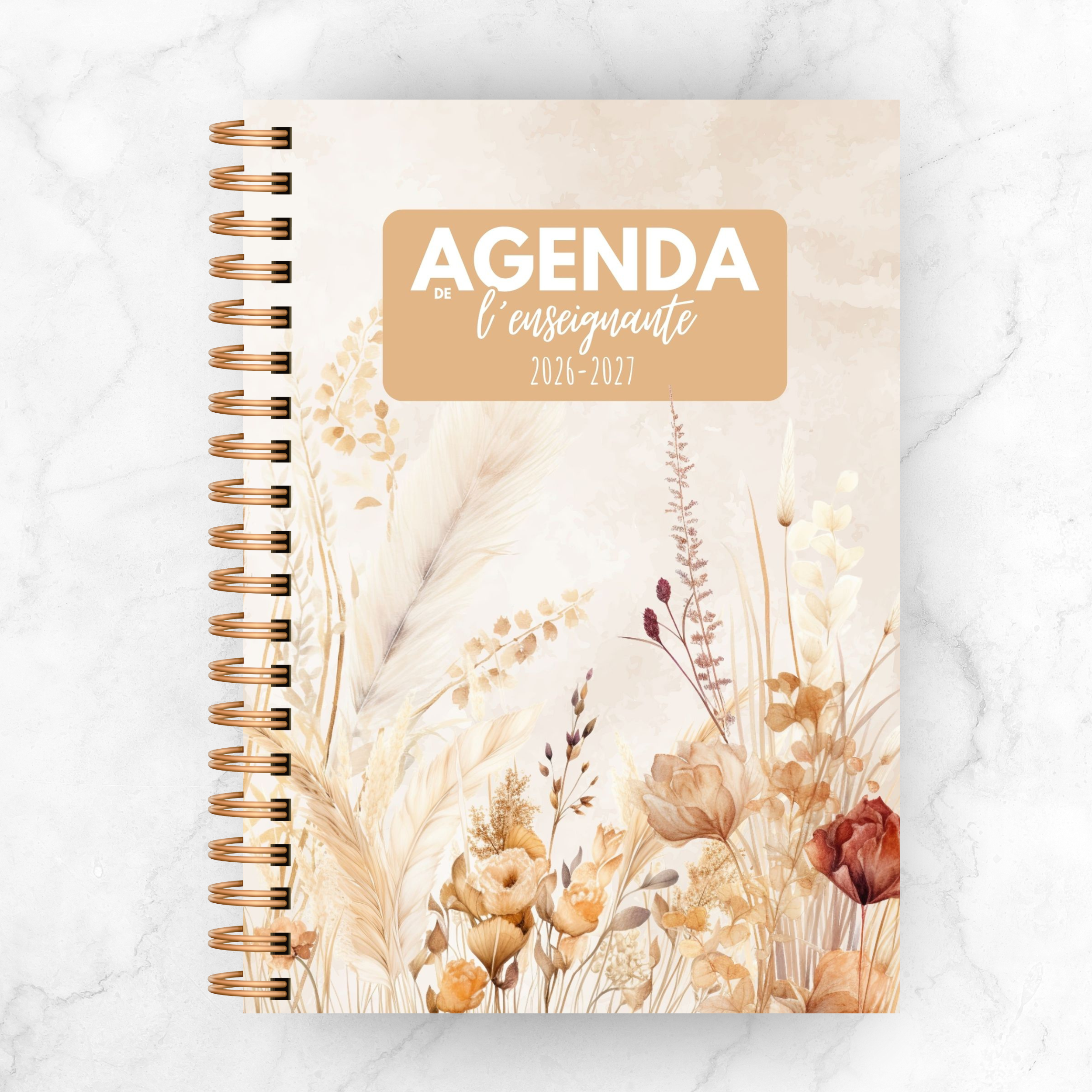Agenda de l'enseignante PAMELA