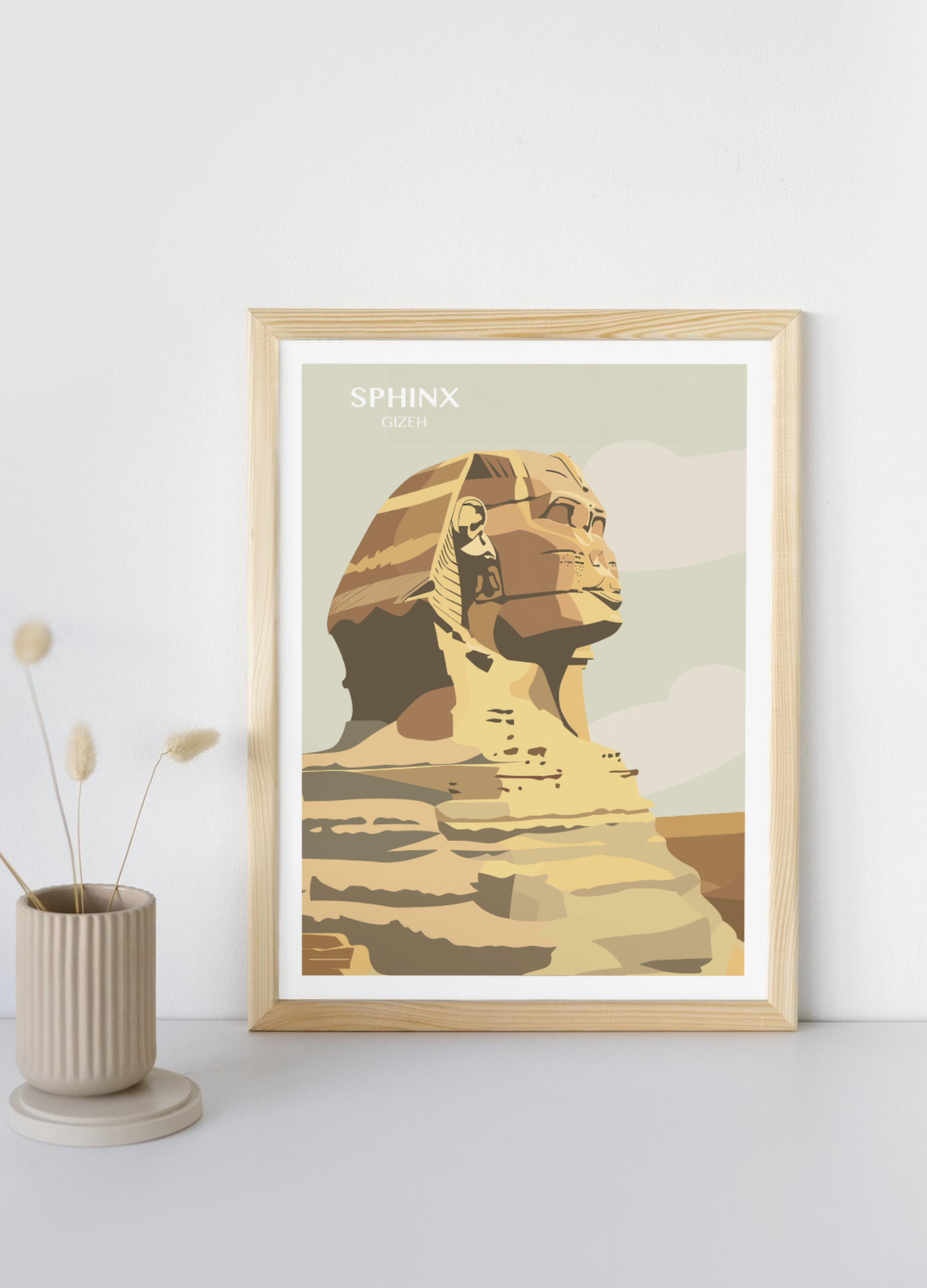 Affiche voyage - Sphinx 🇪🇬