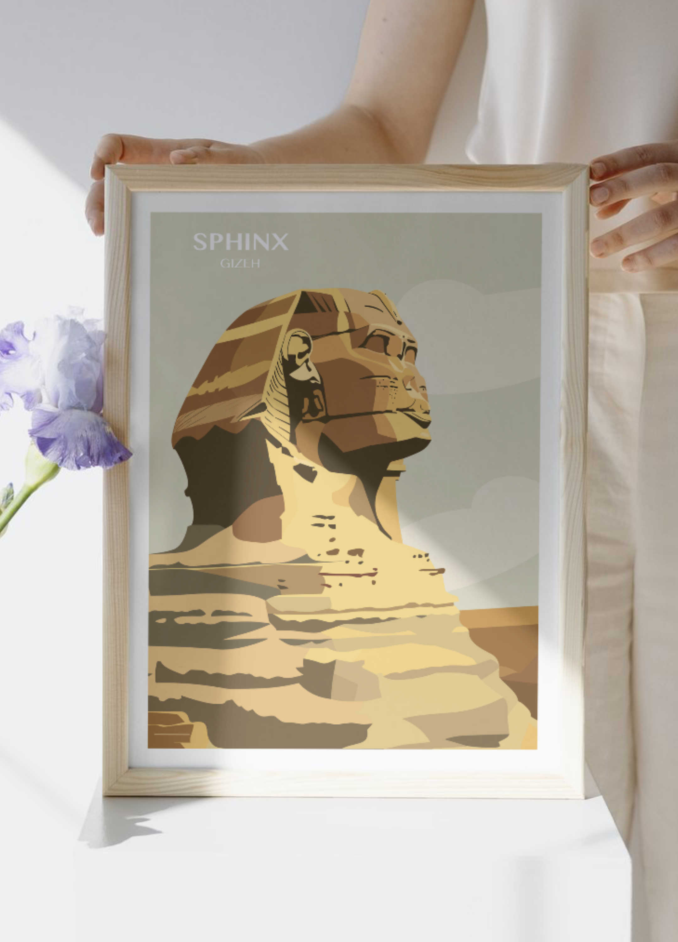 Affiche voyage - Sphinx 🇪🇬