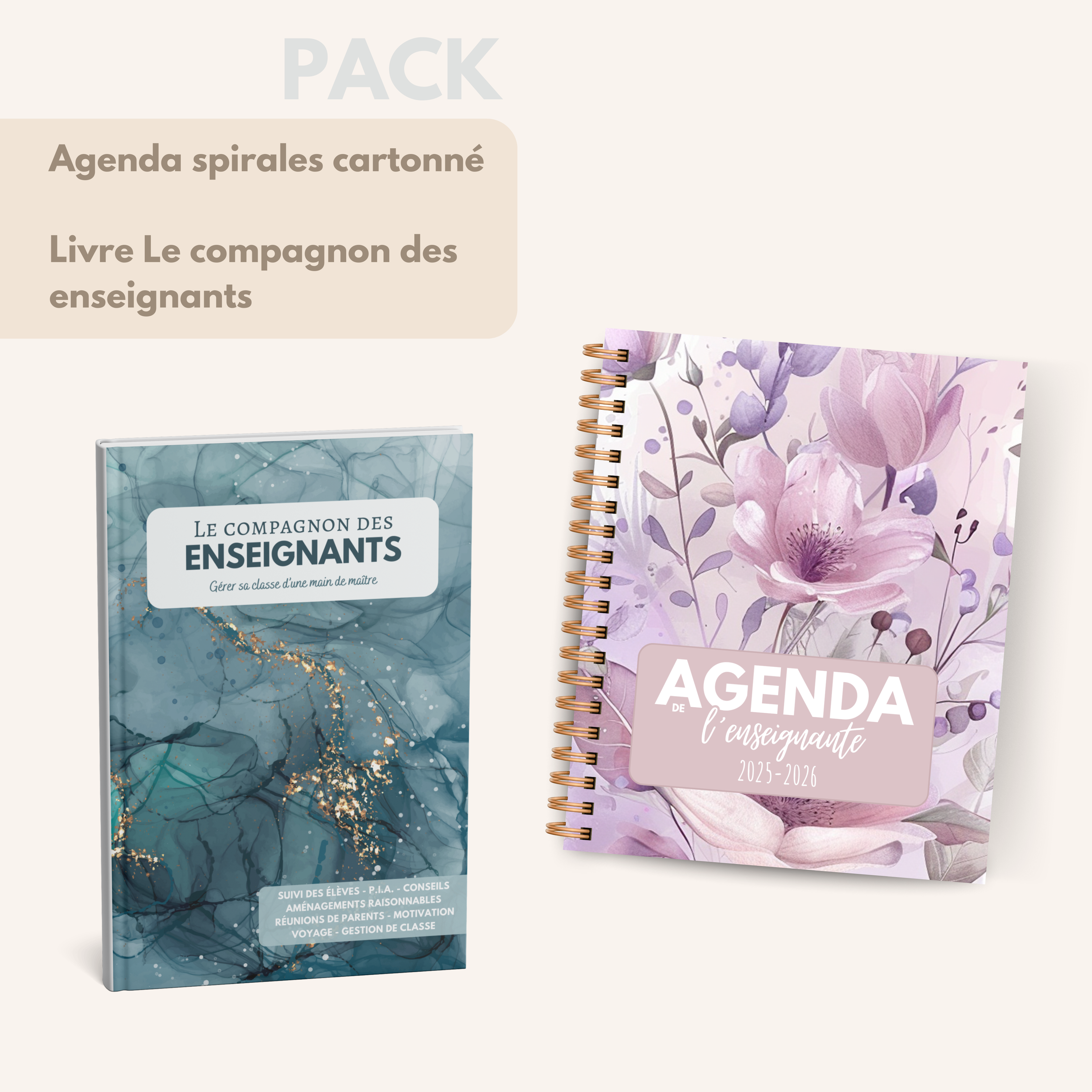 Agenda de l'enseignante LILA