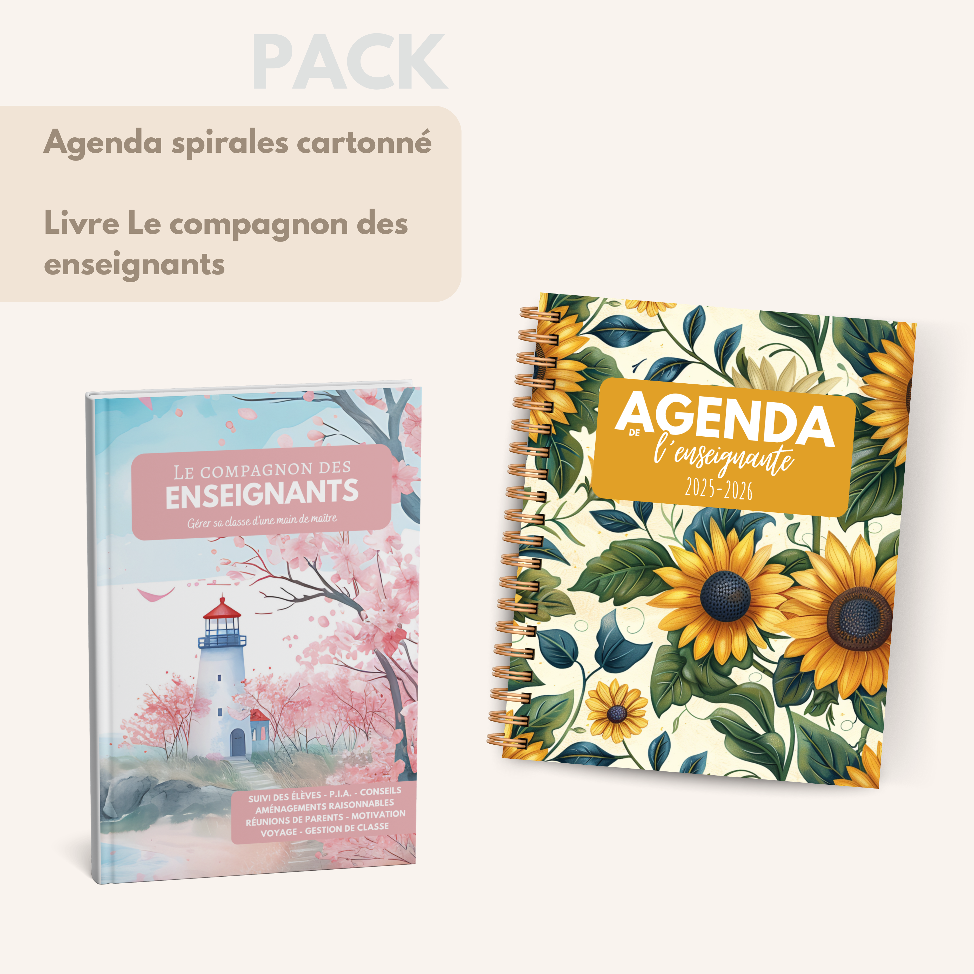 Agenda de l'enseignante SELENA