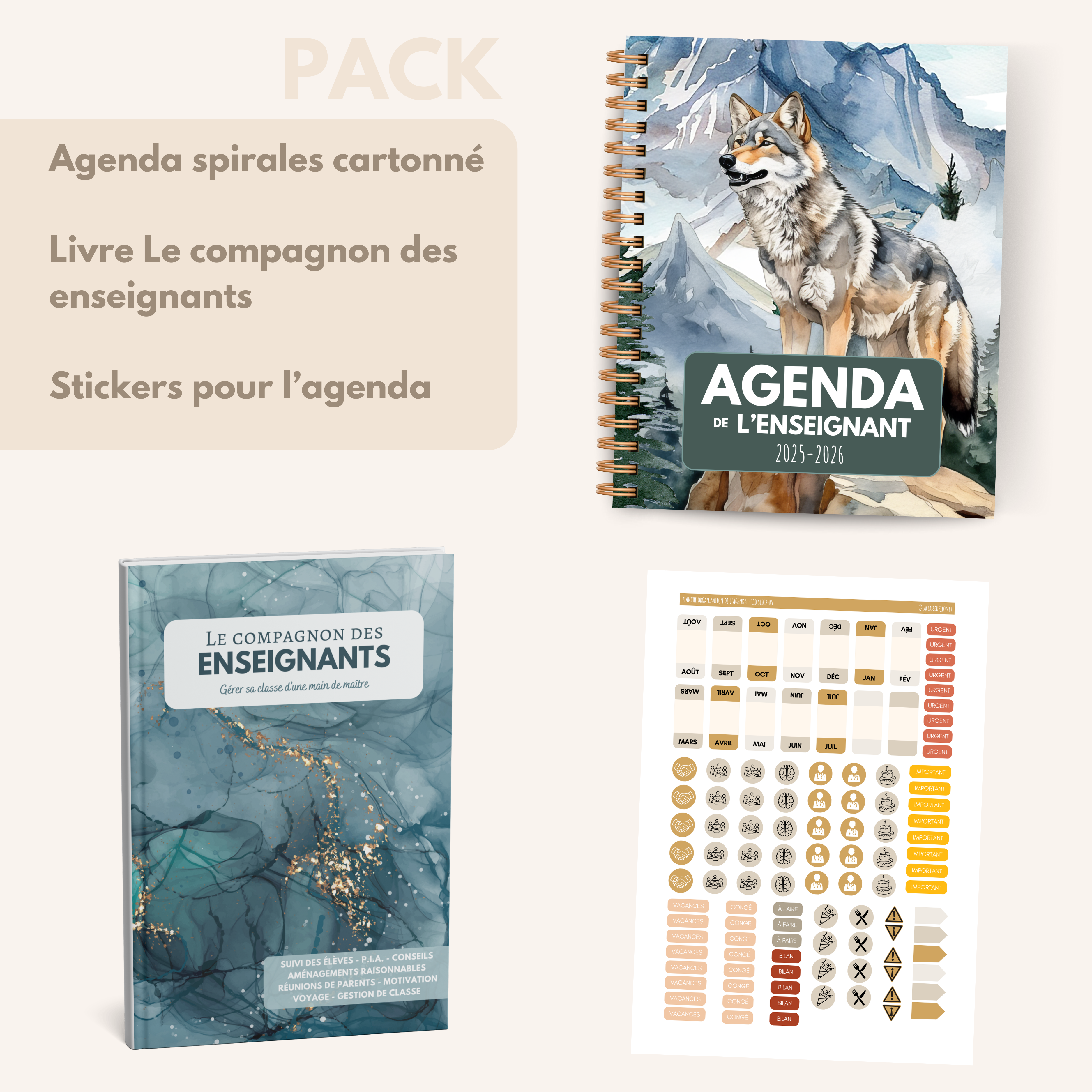 Agenda de l'enseignant SILVER