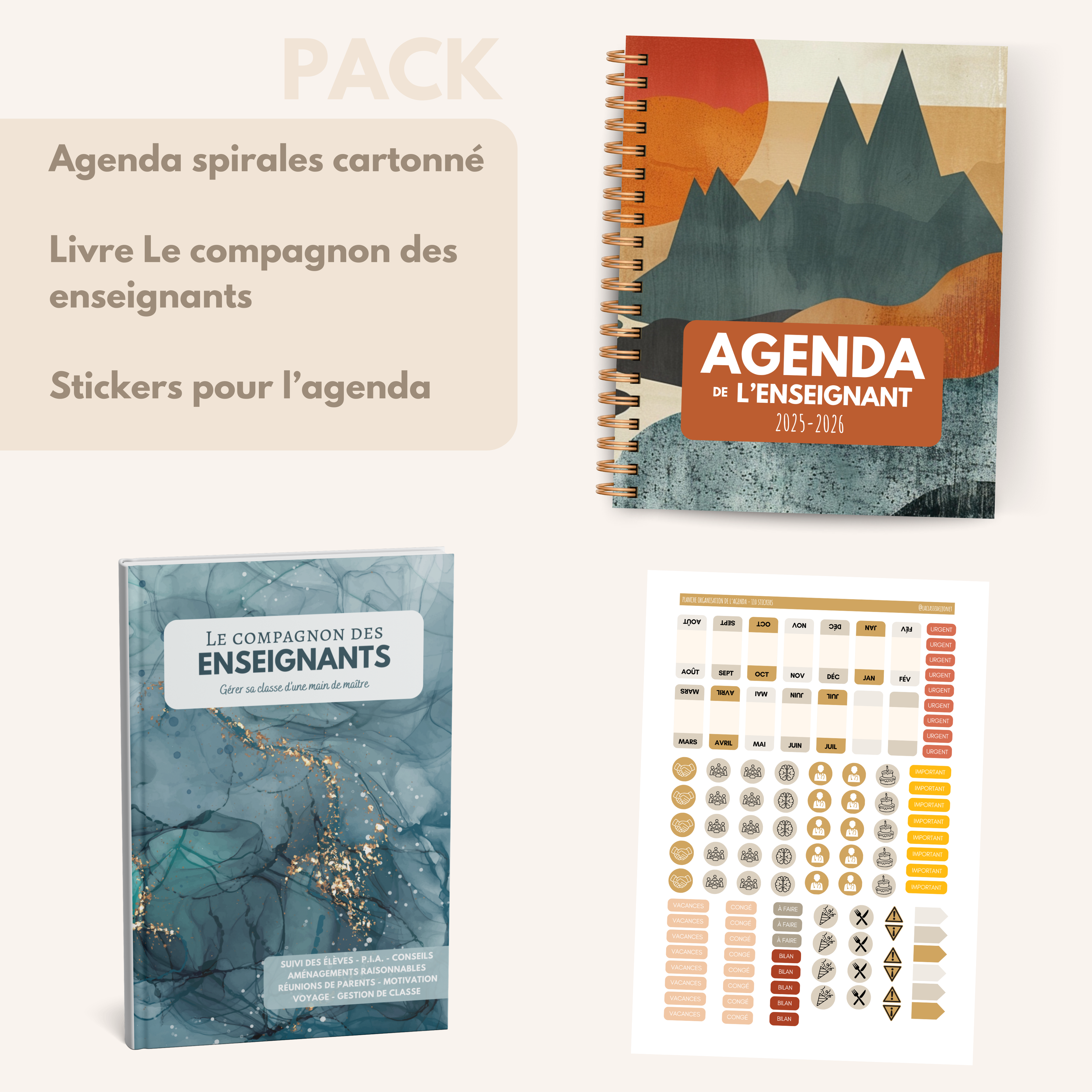 Agenda de l'enseignant ELIOS