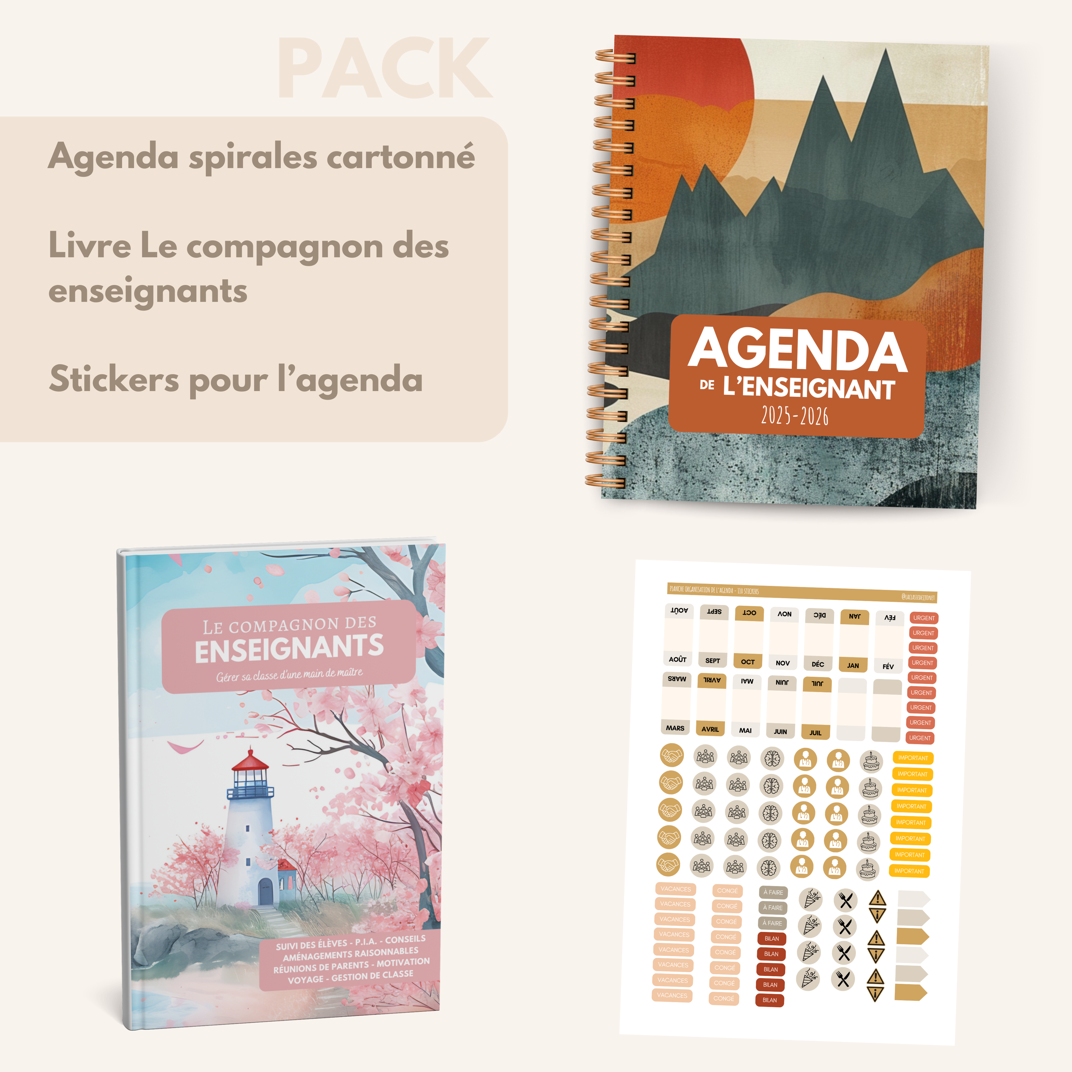 Agenda de l'enseignant ELIOS