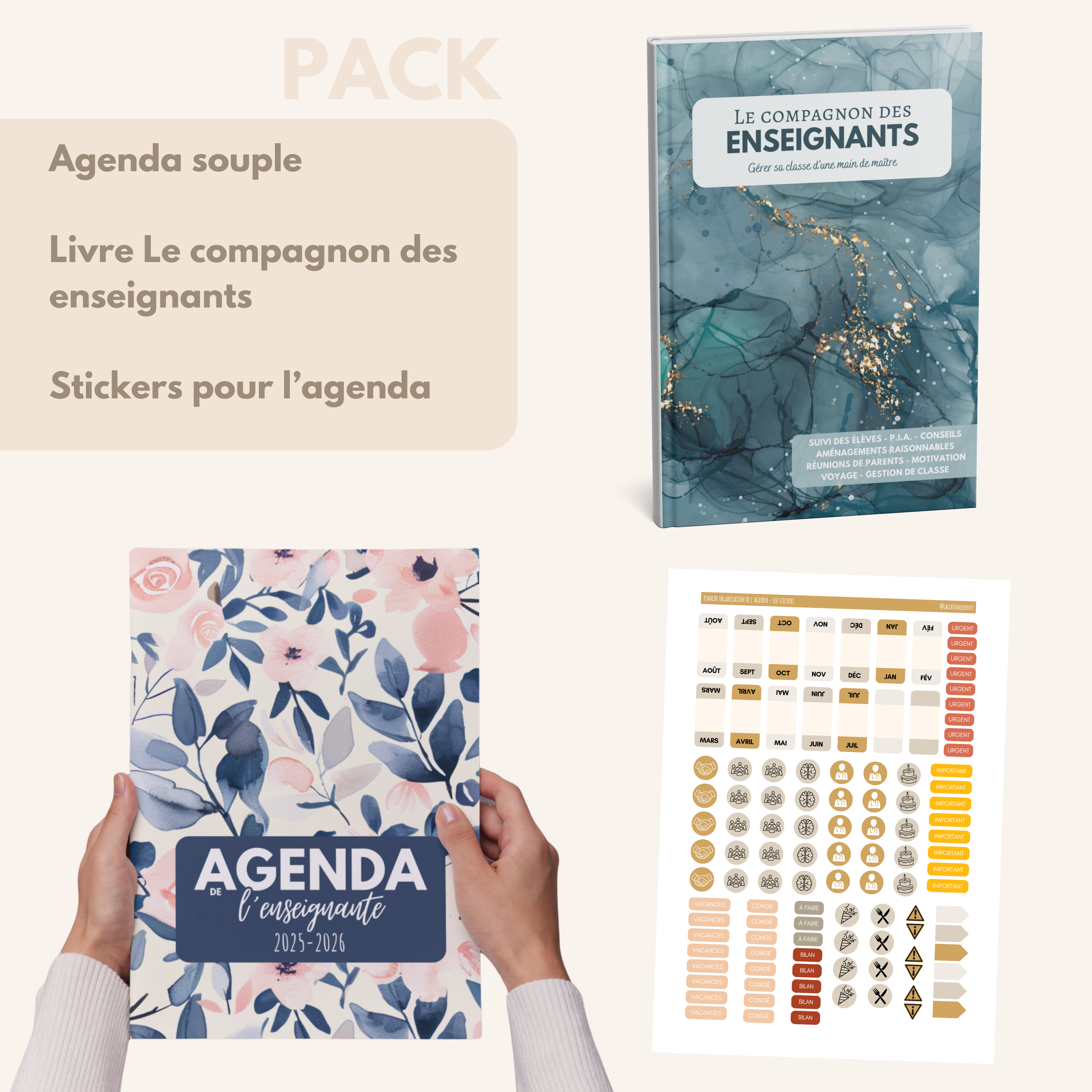 Agenda de l'enseignante ELEONORE