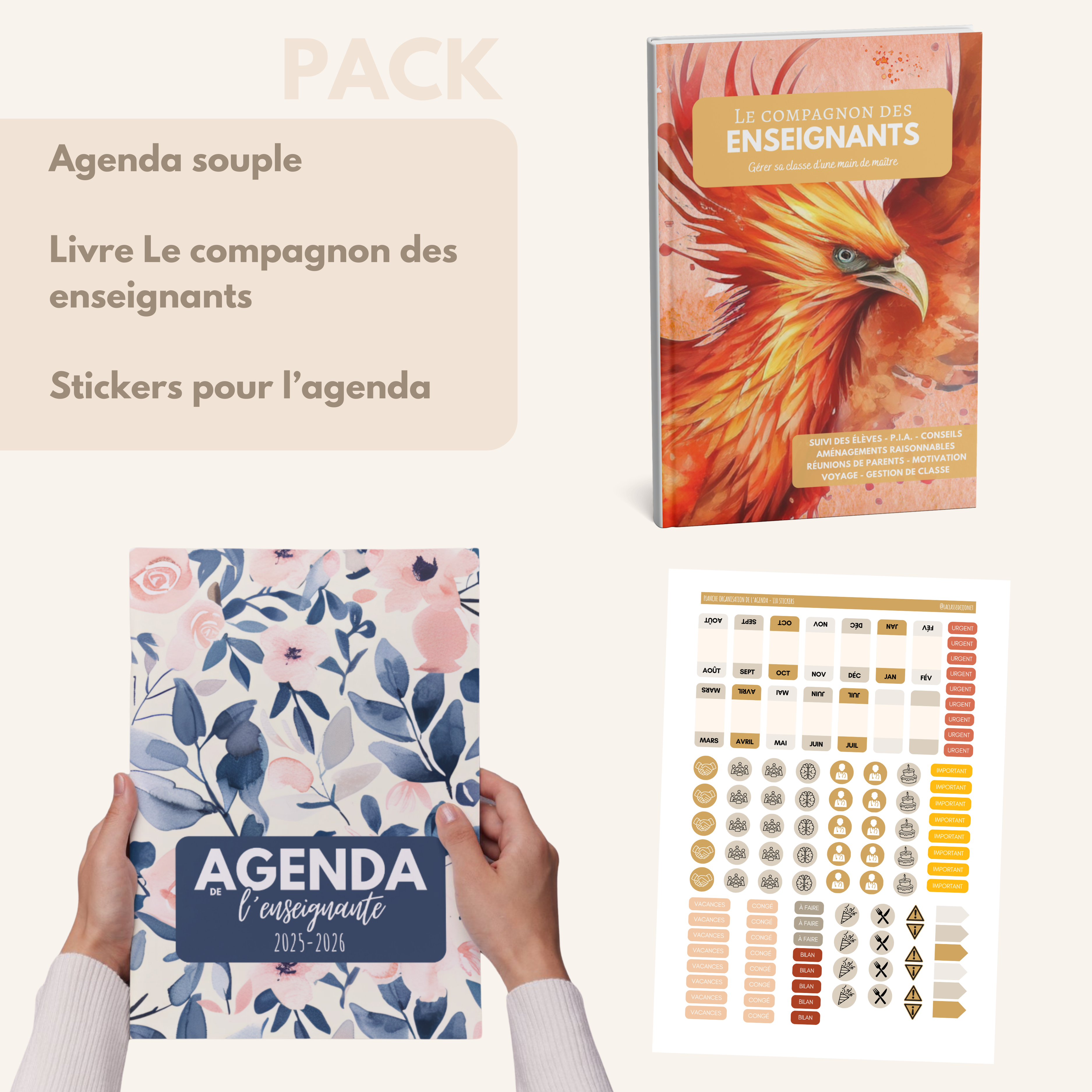 Agenda de l'enseignante ELEONORE