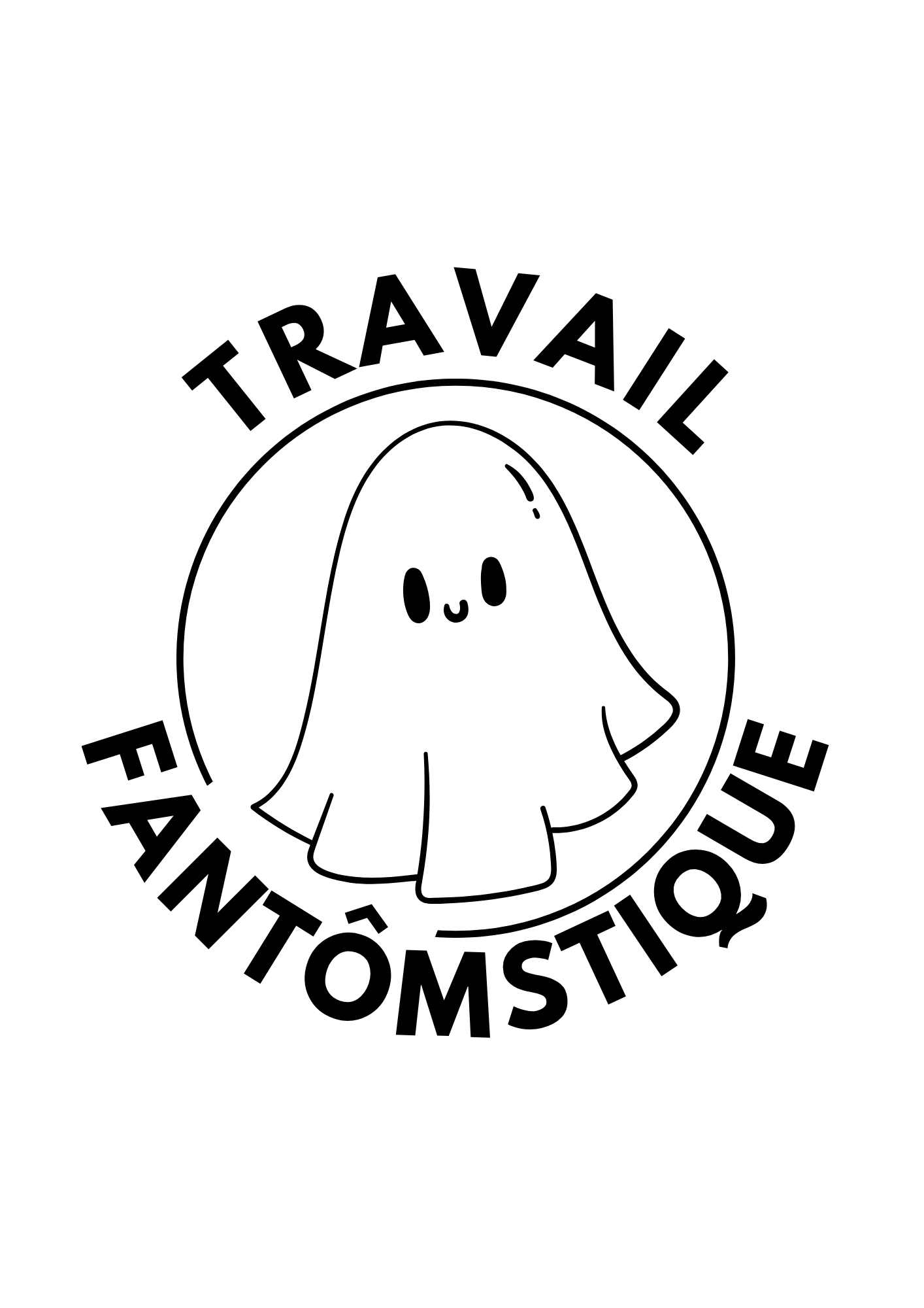 Tampon auto-encreur 76 - Travail fantômstique