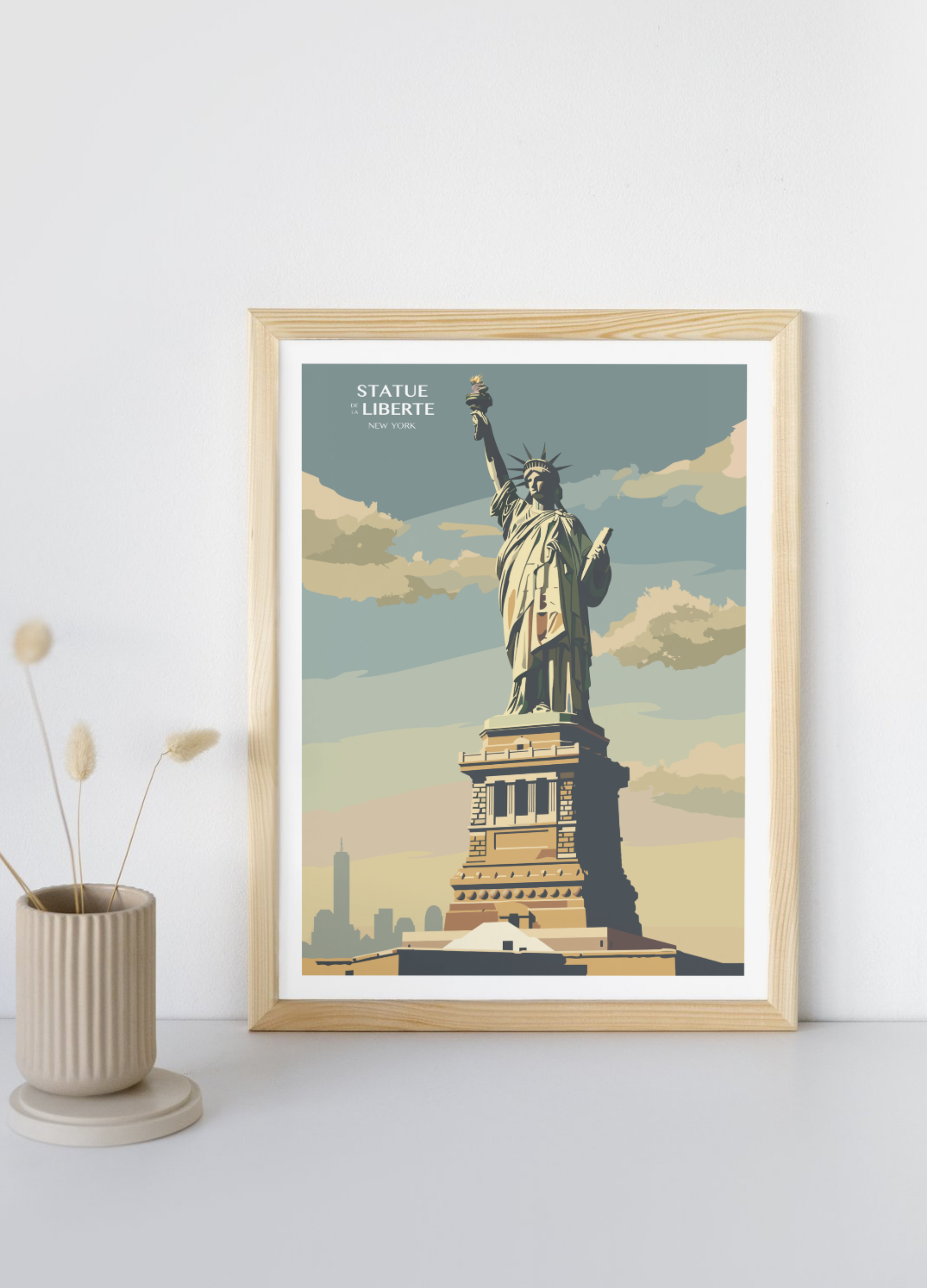 Affiche voyage - Statue de la liberté 🇺🇸