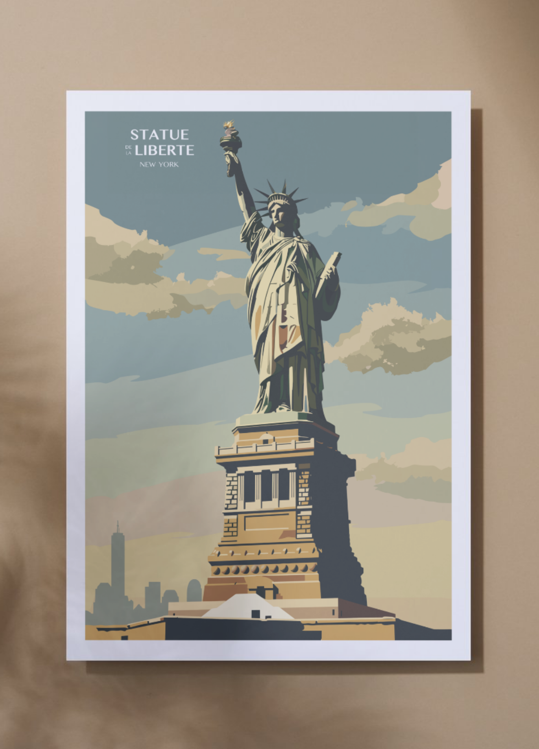 Affiche voyage - Statue de la liberté 🇺🇸