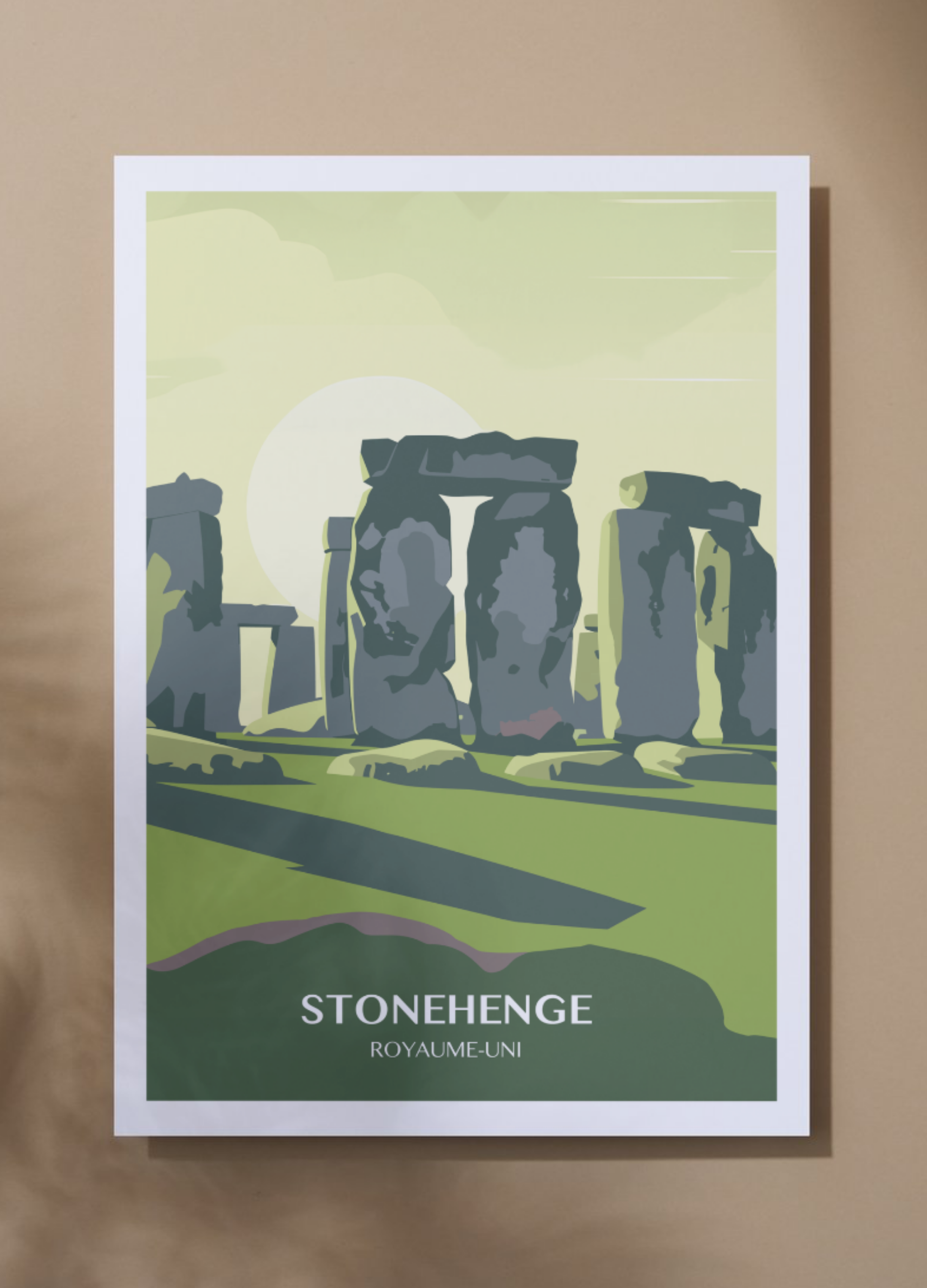 Affiche voyage - Stonehenge 🇬🇧