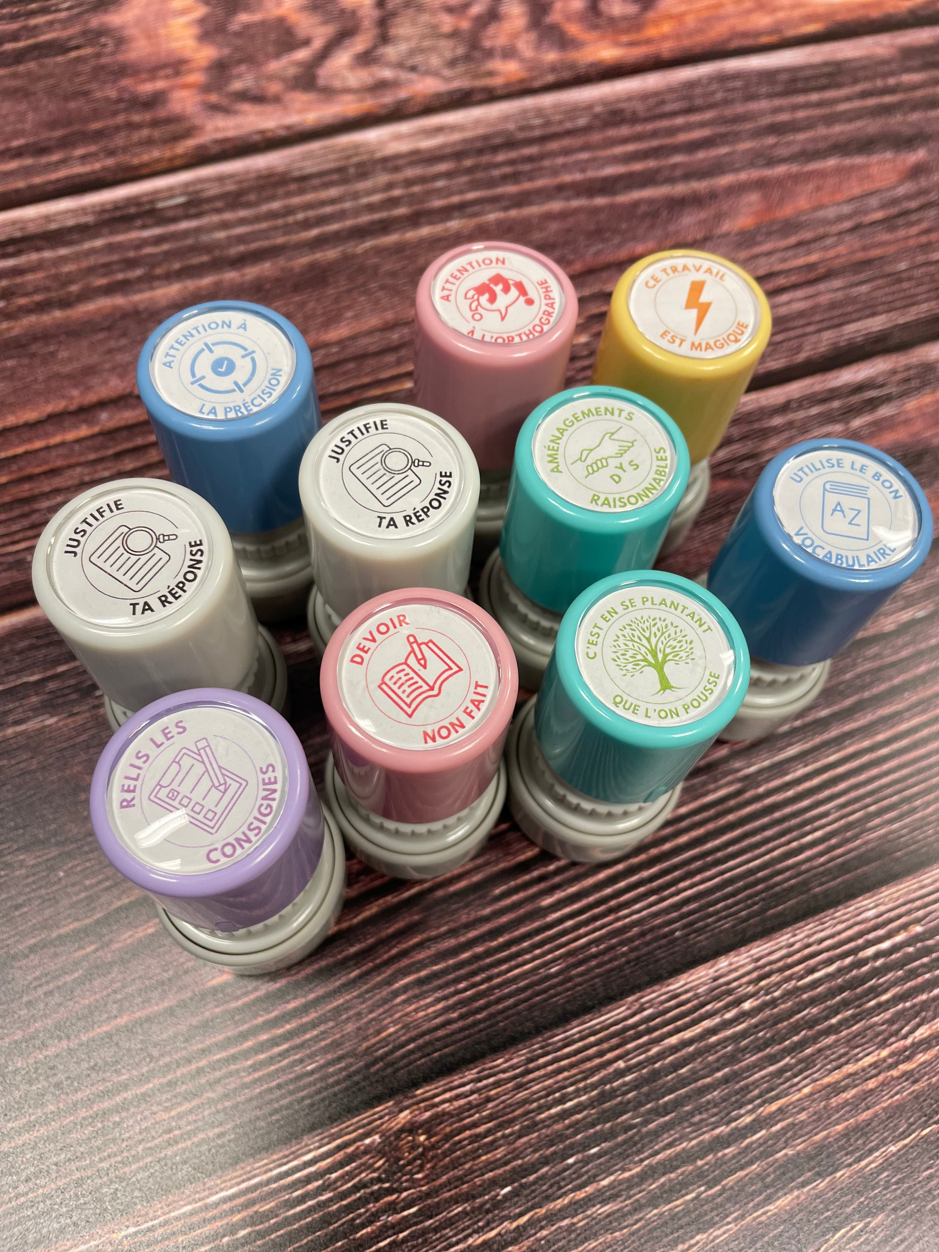 Tampon auto-encreur 21 - C'est en se plantant qu'on pousse