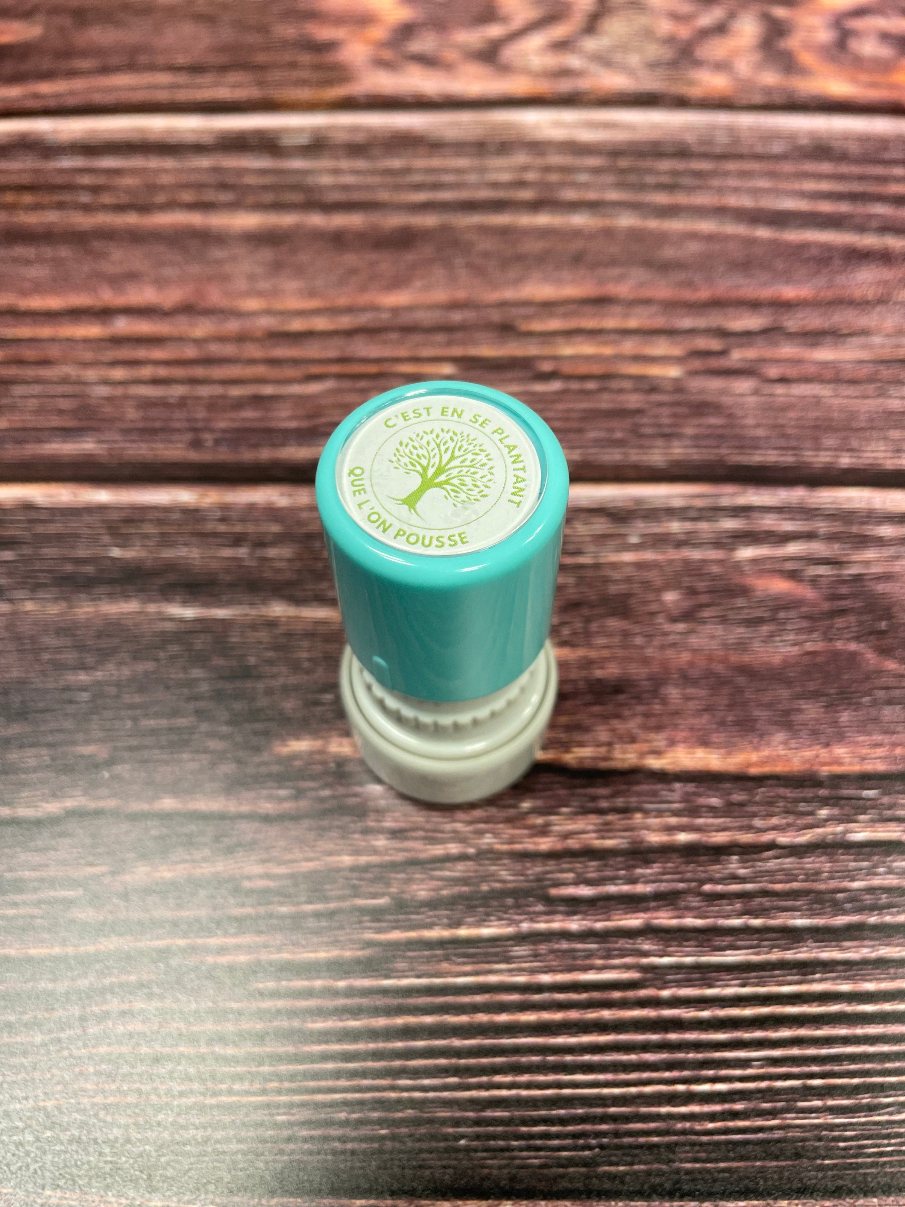 Tampon auto-encreur 21 - C'est en se plantant qu'on pousse